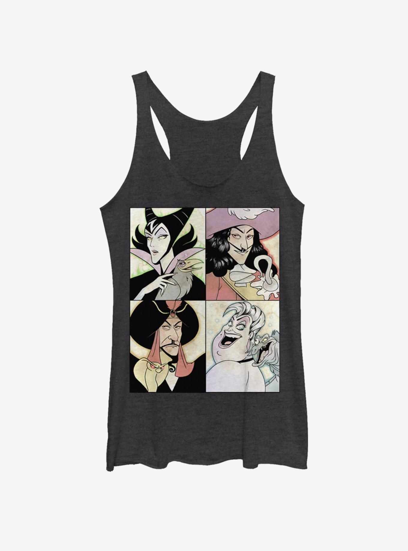 Disney Villains Maleficent Anime Villains Girls Tank, BLK HTR, hi-res