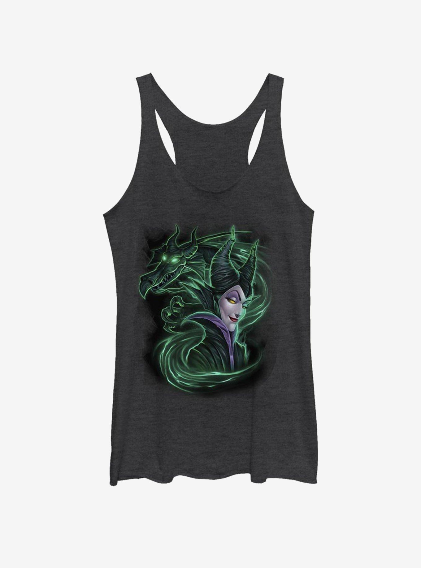 Disney Villains Maleficent Dark Magic Girls Tank, BLK HTR, hi-res