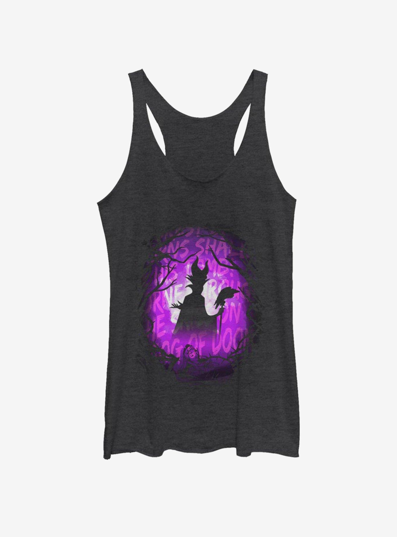 Disney Villains Maleficent Looming Doom Girls Tank, BLK HTR, hi-res