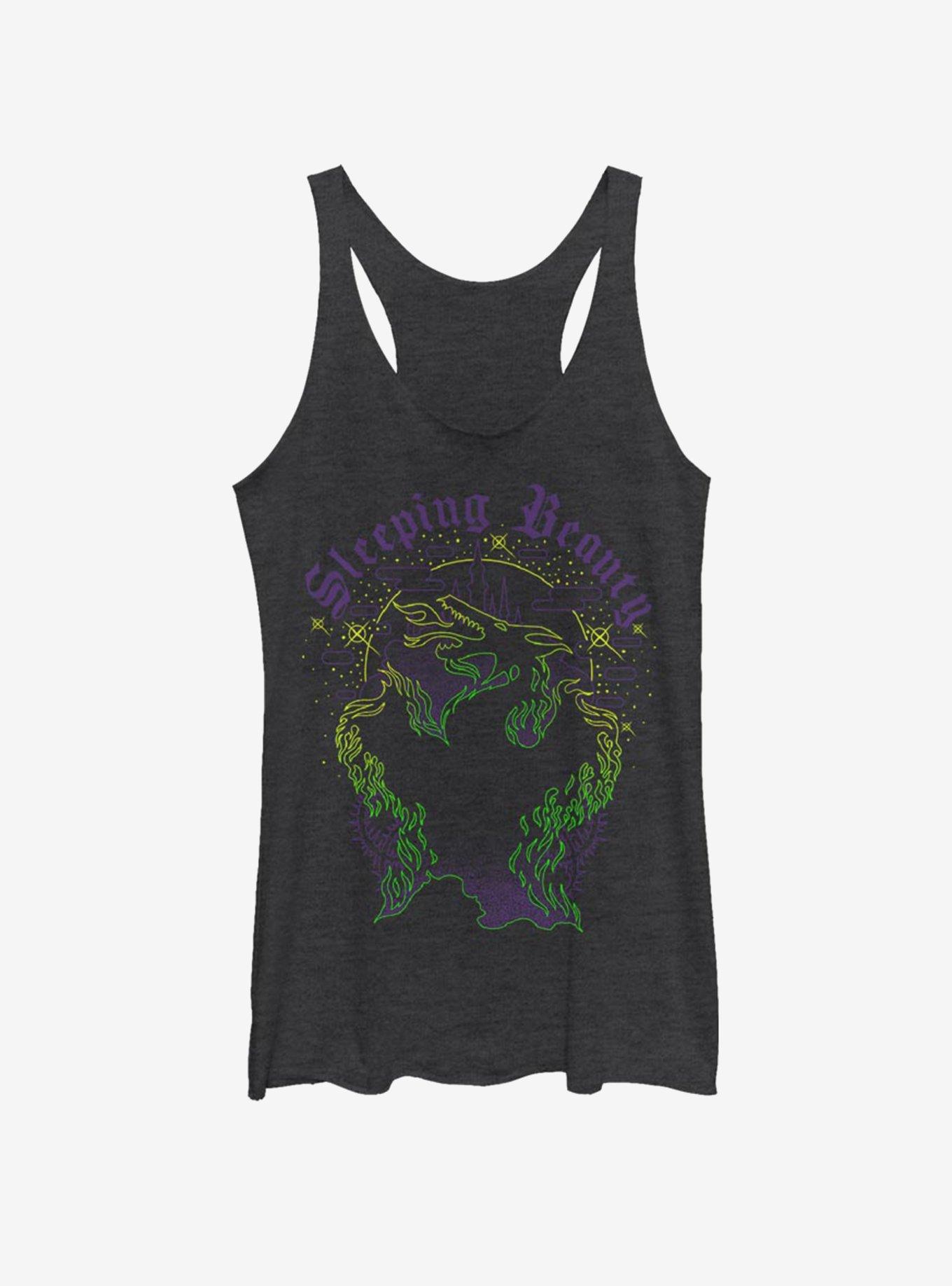 Disney Villains Maleficent Aurora's Dream Girls Tank, BLK HTR, hi-res