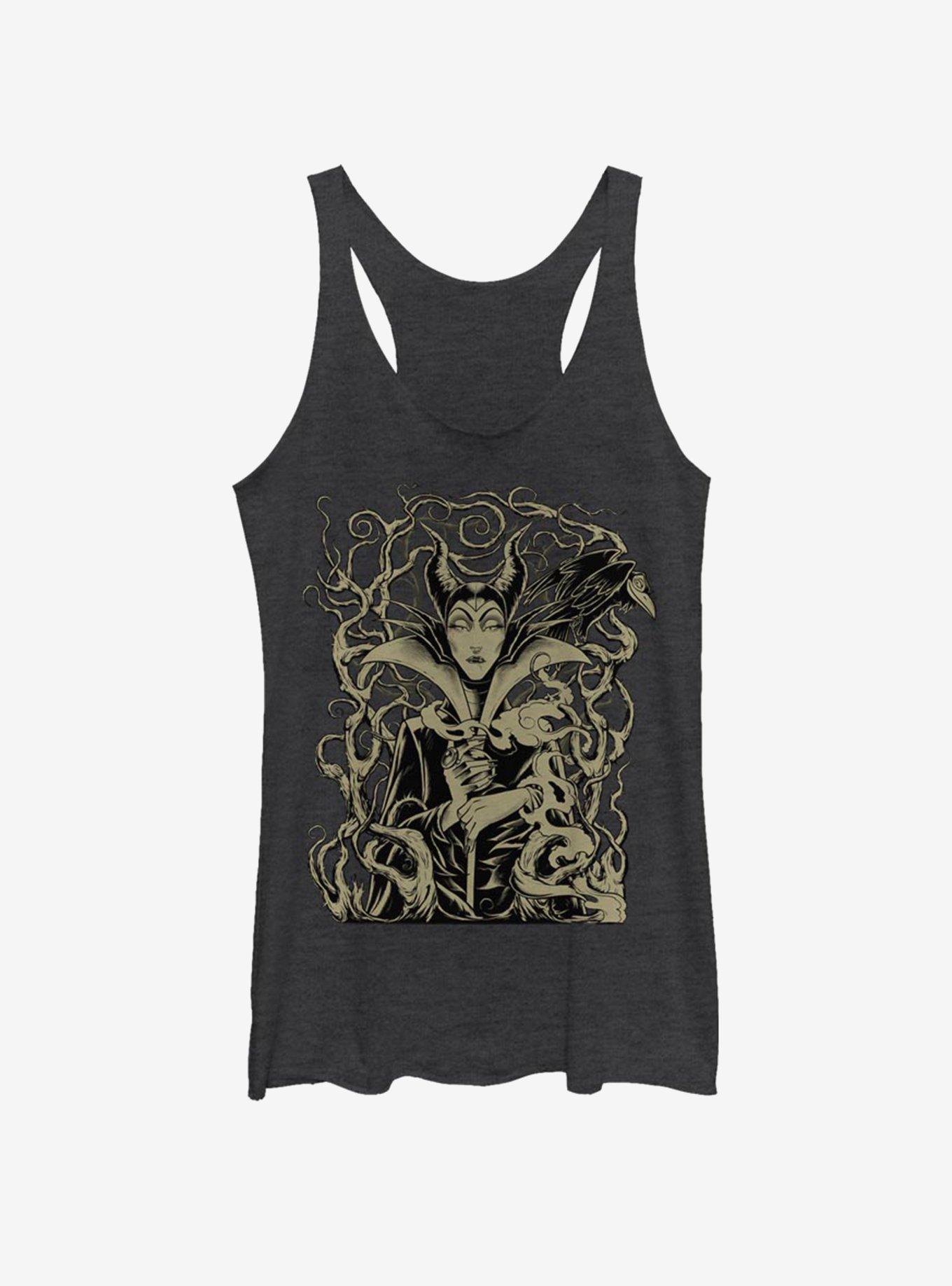 Disney Villains Maleficent Curse Of Maleficent Girls Tank, BLK HTR, hi-res