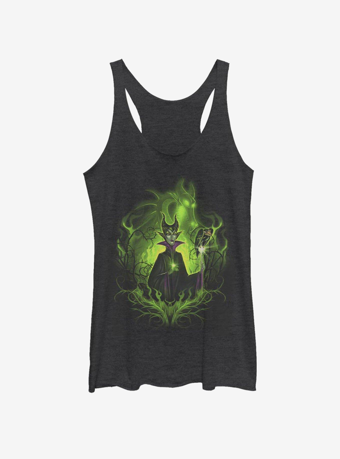 Disney Villains Maleficent Dark Fairy Girls Tank, BLK HTR, hi-res