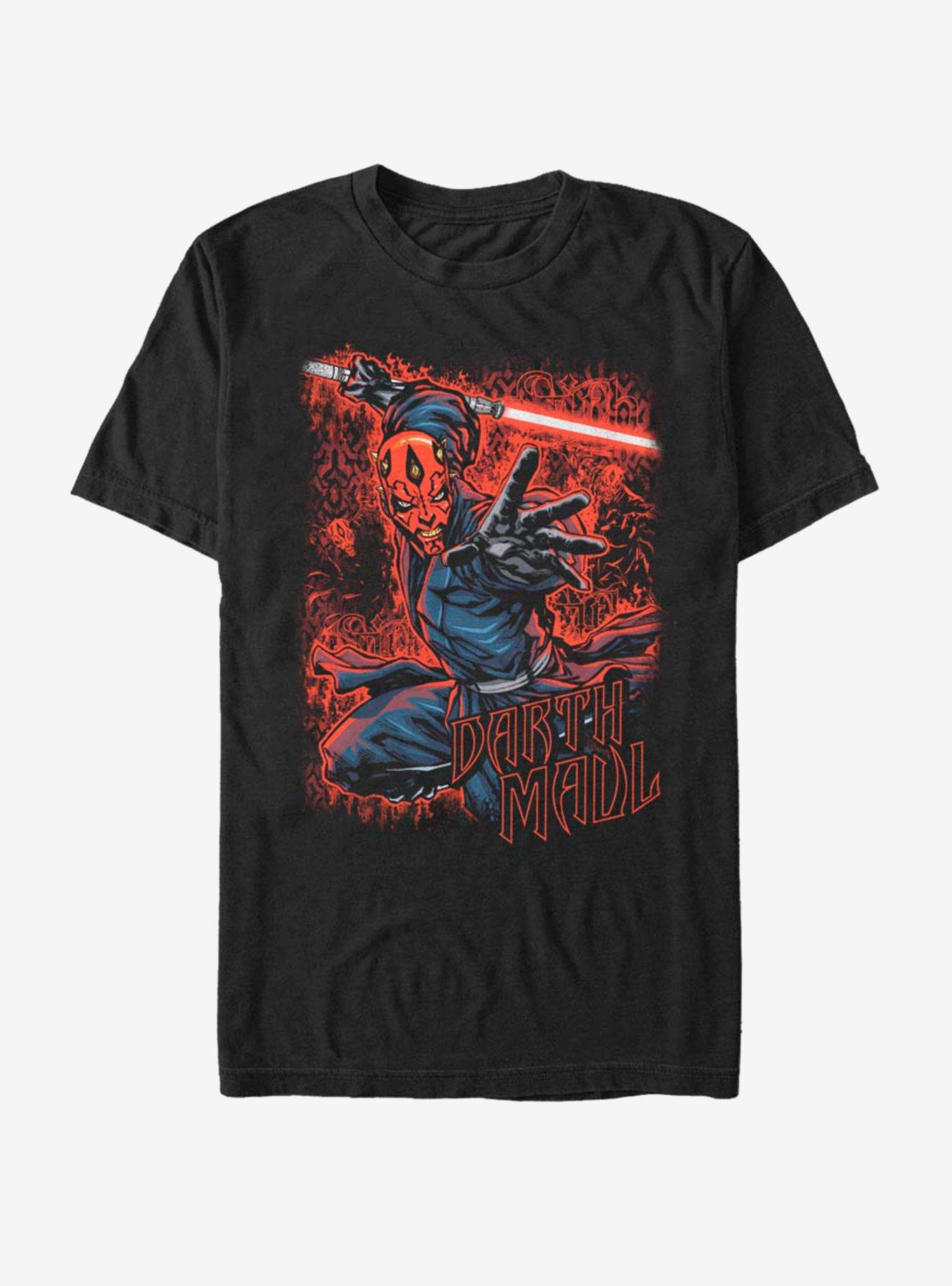 Star Wars Darth Maul Awesome Maul T-Shirt, BLACK, hi-res