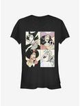 Disney Villains Maleficent Anime Villains Girls T-Shirt, BLACK, hi-res