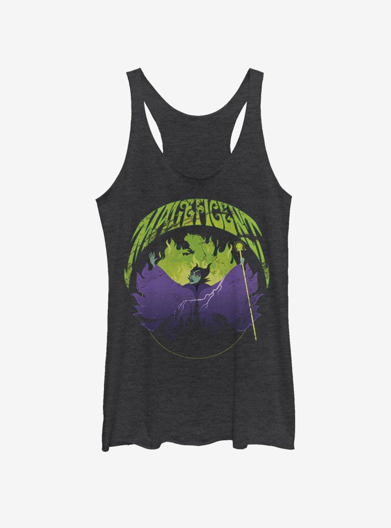 Disney Villains Maleficent Maleficent Rock Girls Tank, BLK HTR, hi-res