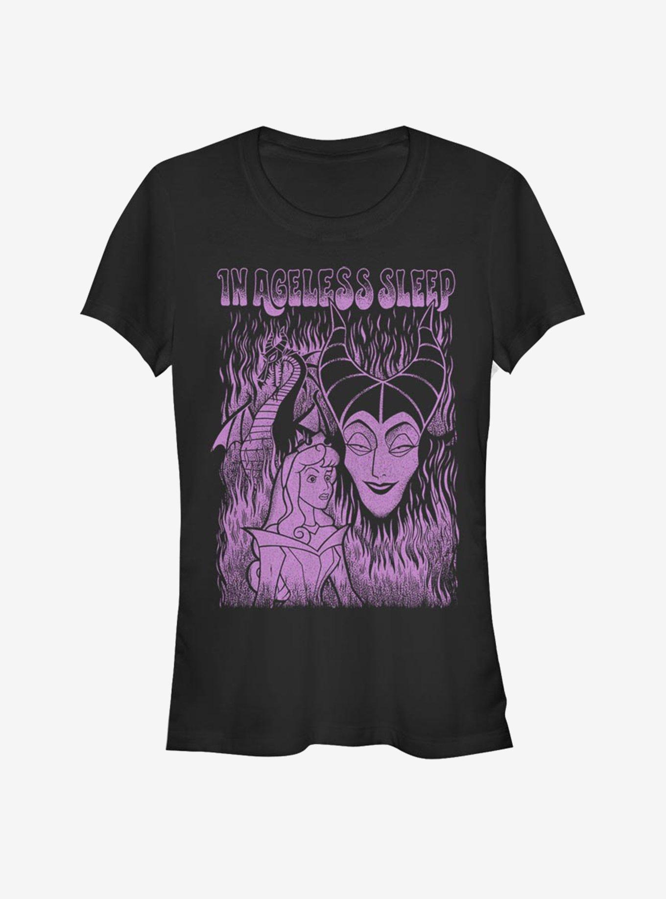 Disney Villains Maleficent Ageless Sleep Girls T-Shirt, BLACK, hi-res