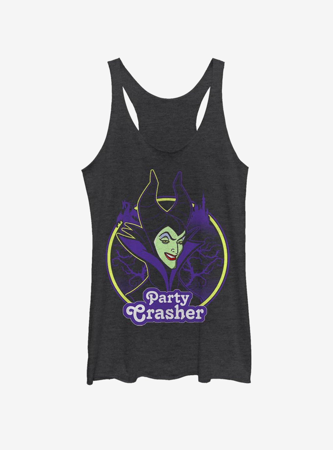 Disney Villains Maleficent Party Crasher Girls Tank, BLK HTR, hi-res