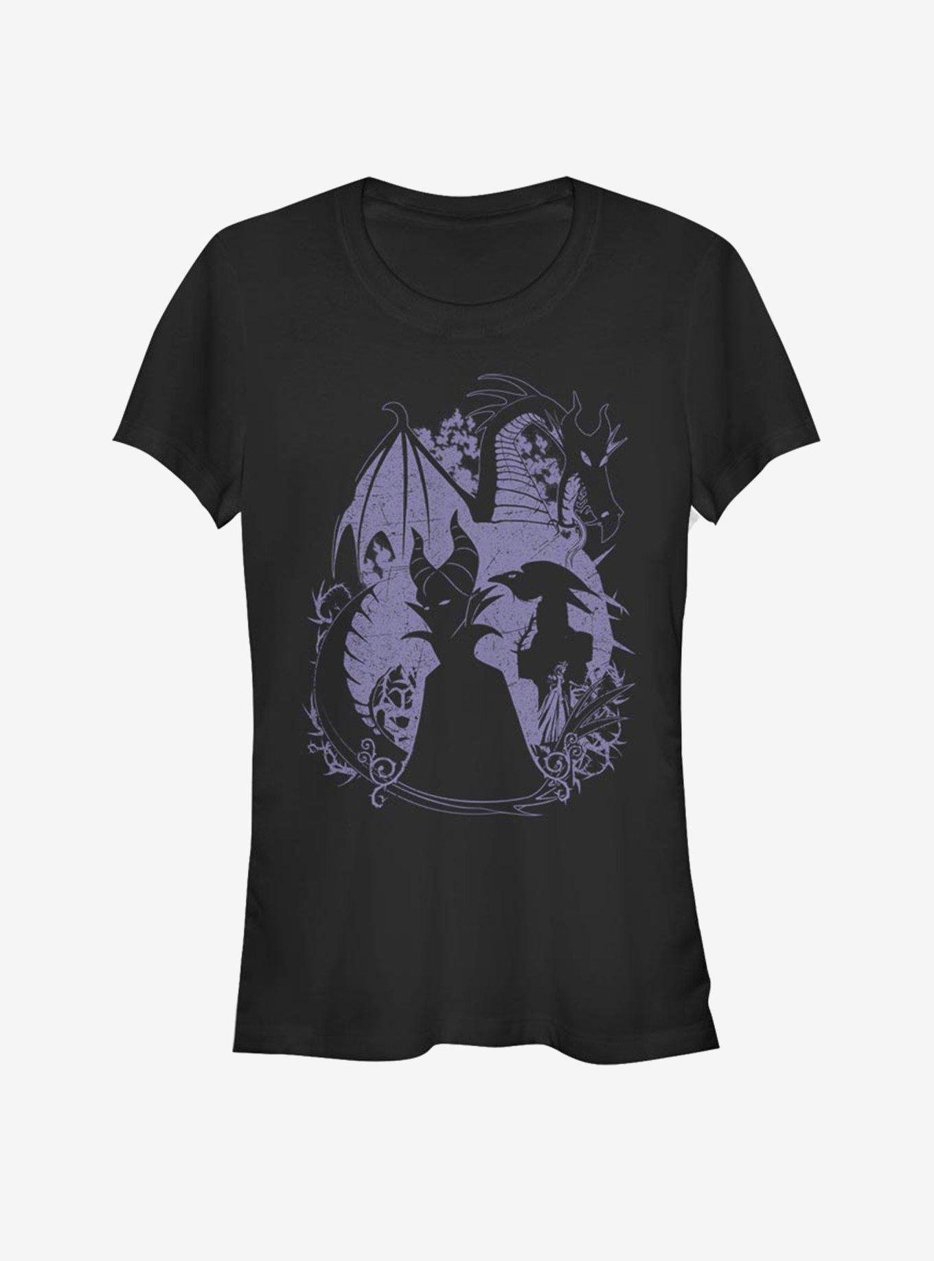 Disney Villains Maleficent Bone Heart Girls T-Shirt