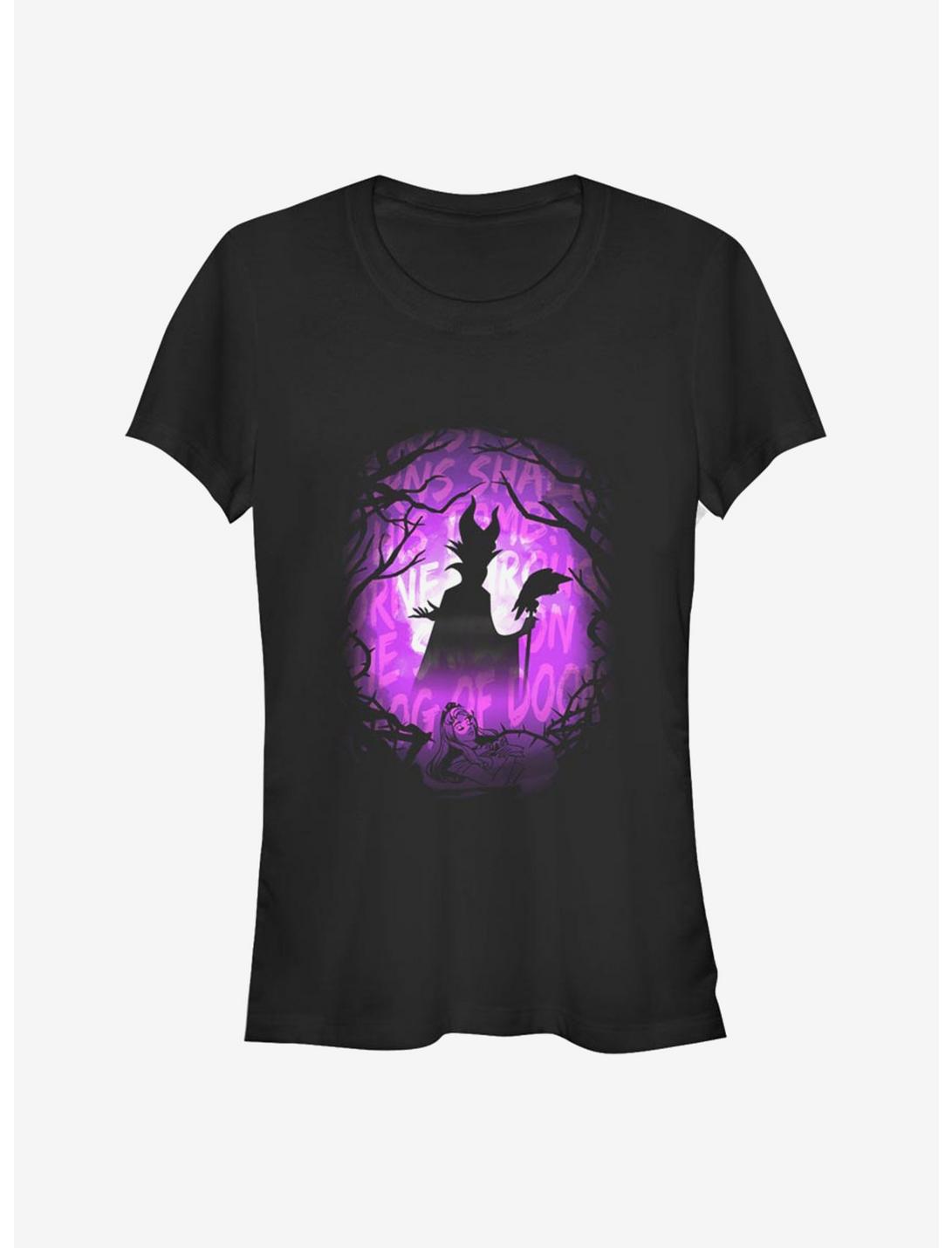 Disney Villains Maleficent Looming Doom Girls T-Shirt, BLACK, hi-res
