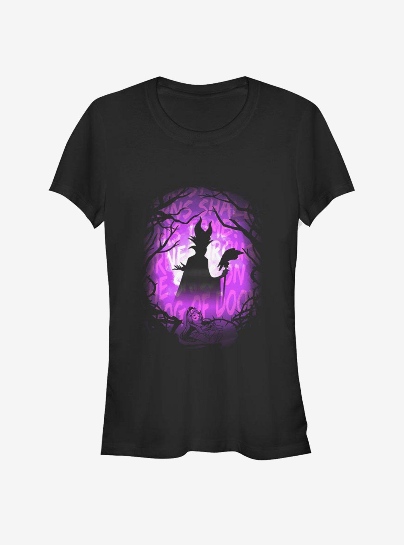 Disney Villains Maleficent Looming Doom Girls T-Shirt, BLACK, hi-res