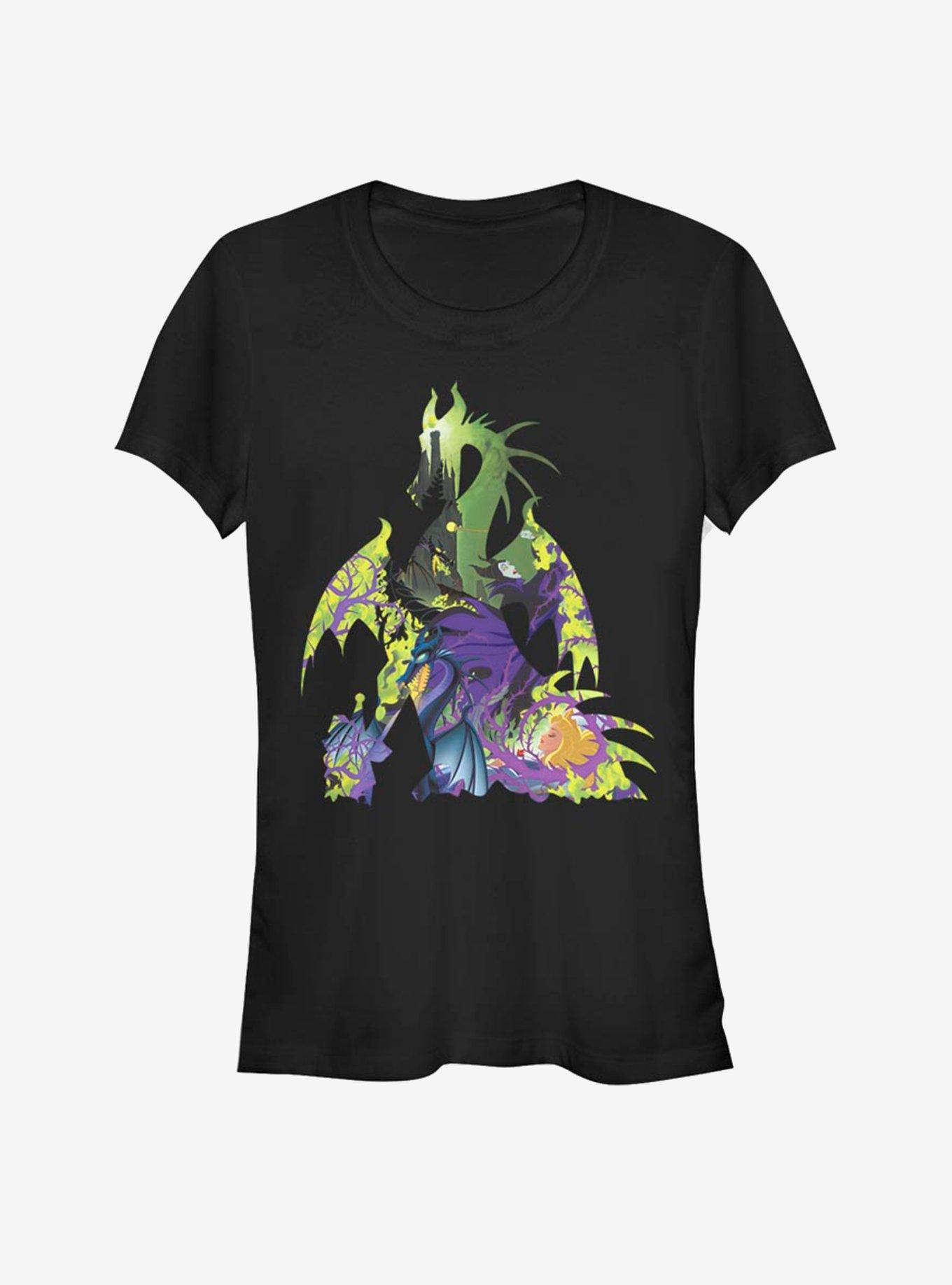 Disney Villains Maleficent Dragon Form Girls T-Shirt, BLACK, hi-res