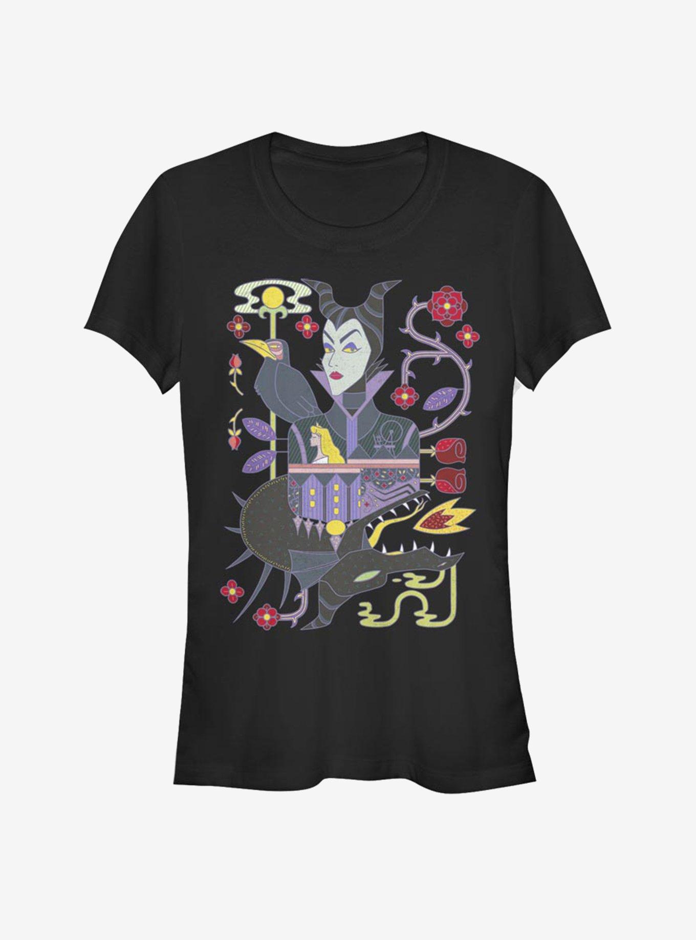 Disney Villains Maleficent Dual Maleficent Girls T-Shirt, BLACK, hi-res