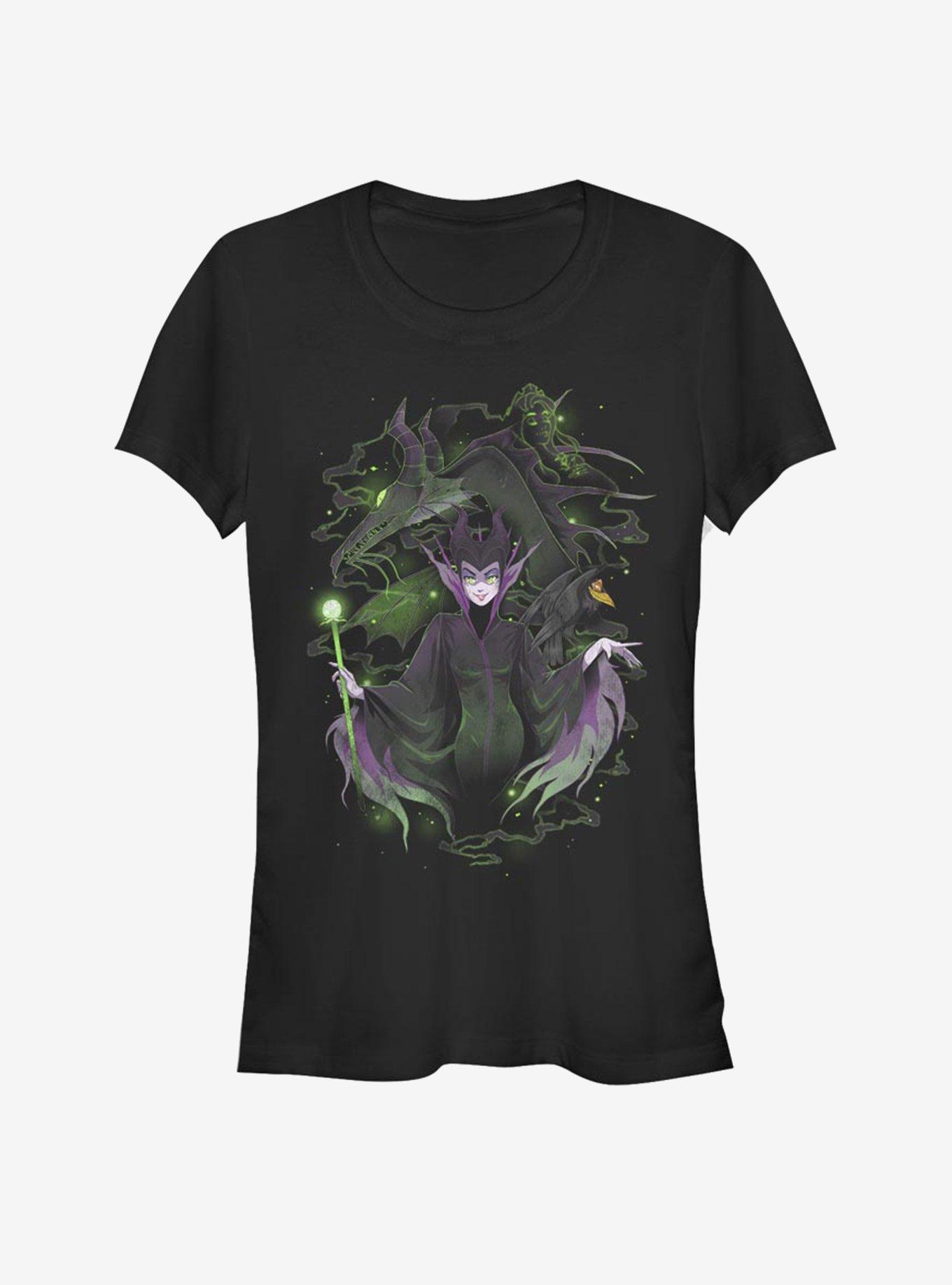 Disney Villains Maleficent Manga Girls T-Shirt, BLACK, hi-res