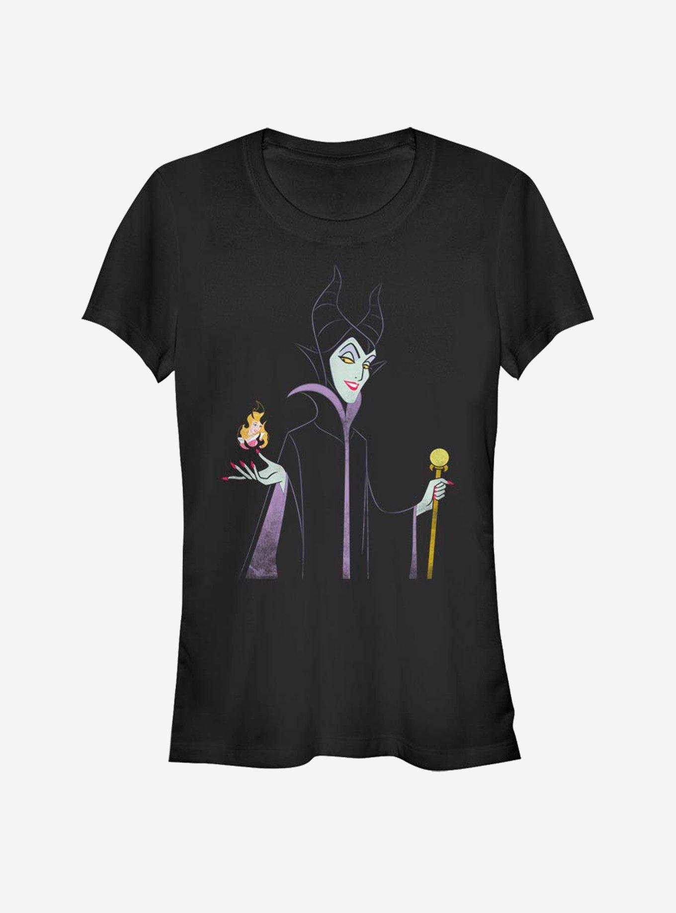 Disney Villains Maleficent Minimal Maleficent Girls T-Shirt