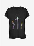 Disney Villains Maleficent Minimal Maleficent Girls T-Shirt, BLACK, hi-res
