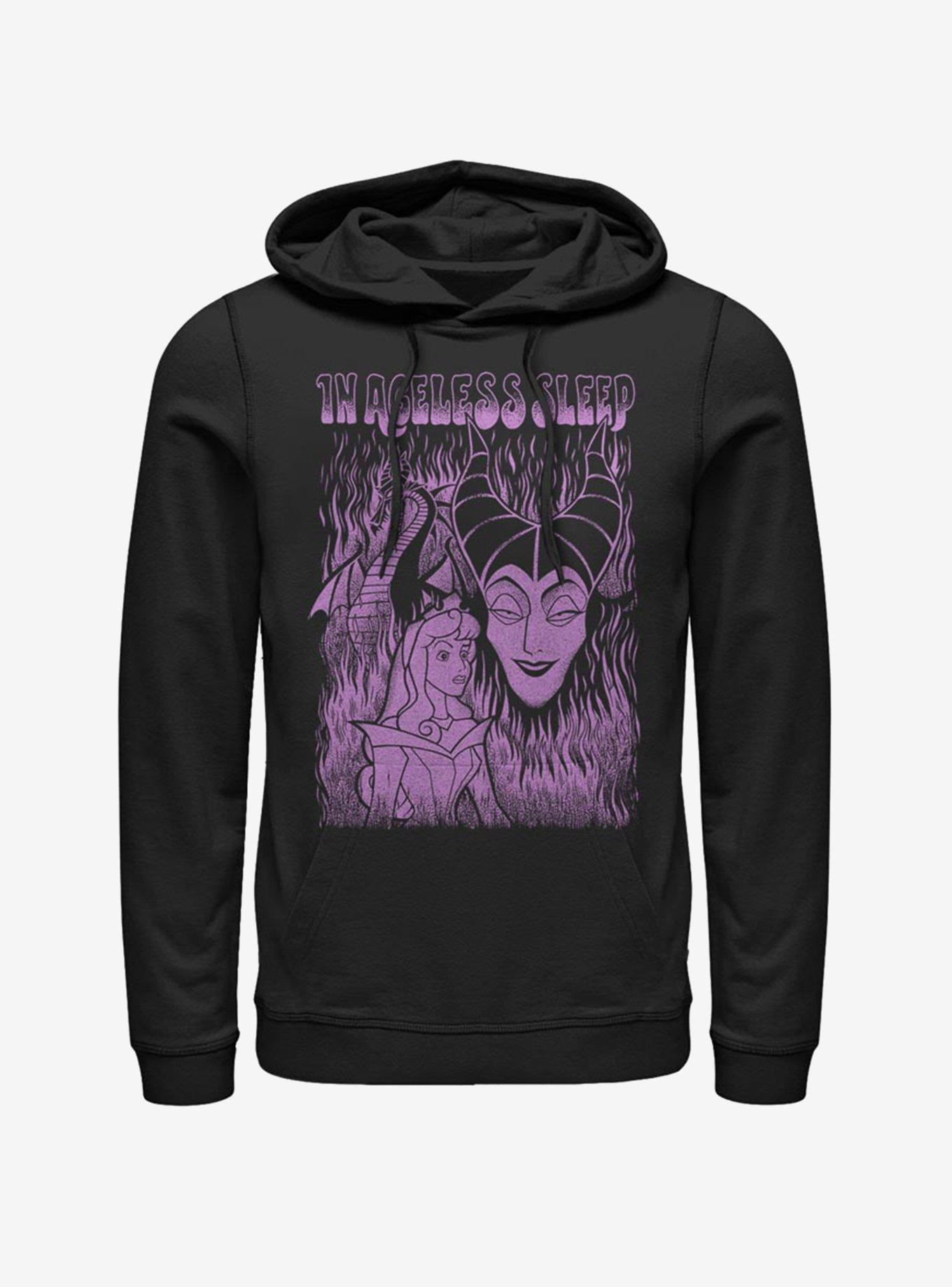 Disney Villains Maleficent Ageless Sleep Hoodie, BLACK, hi-res