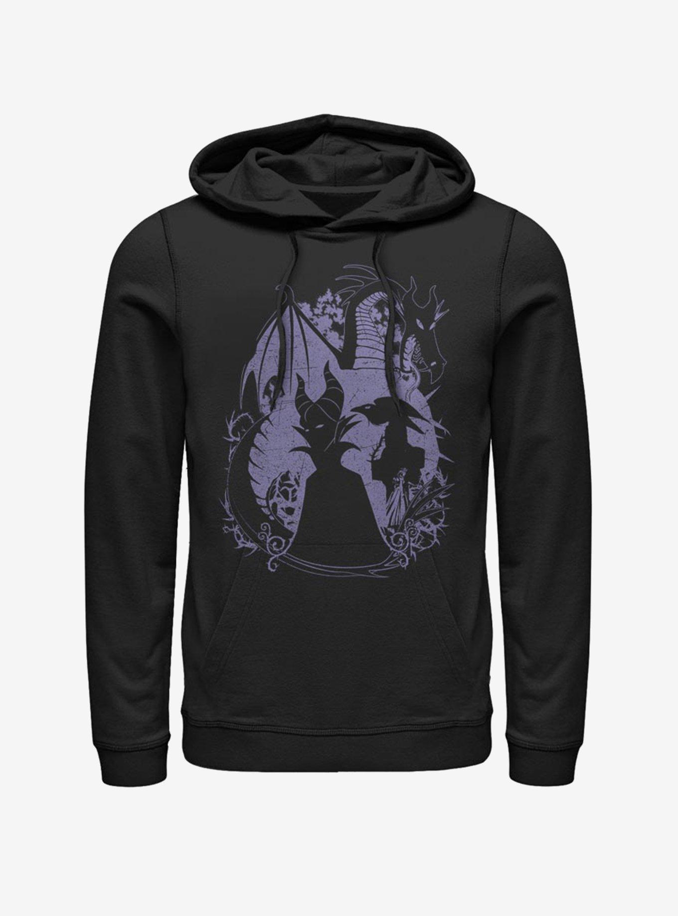 Disney Villains Maleficent Bone Heart Hoodie, BLACK, hi-res