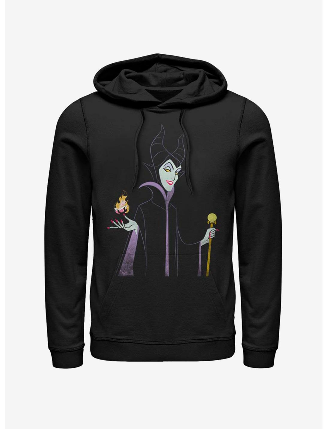 Disney Villains Maleficent Minimal Maleficent Hoodie, BLACK, hi-res
