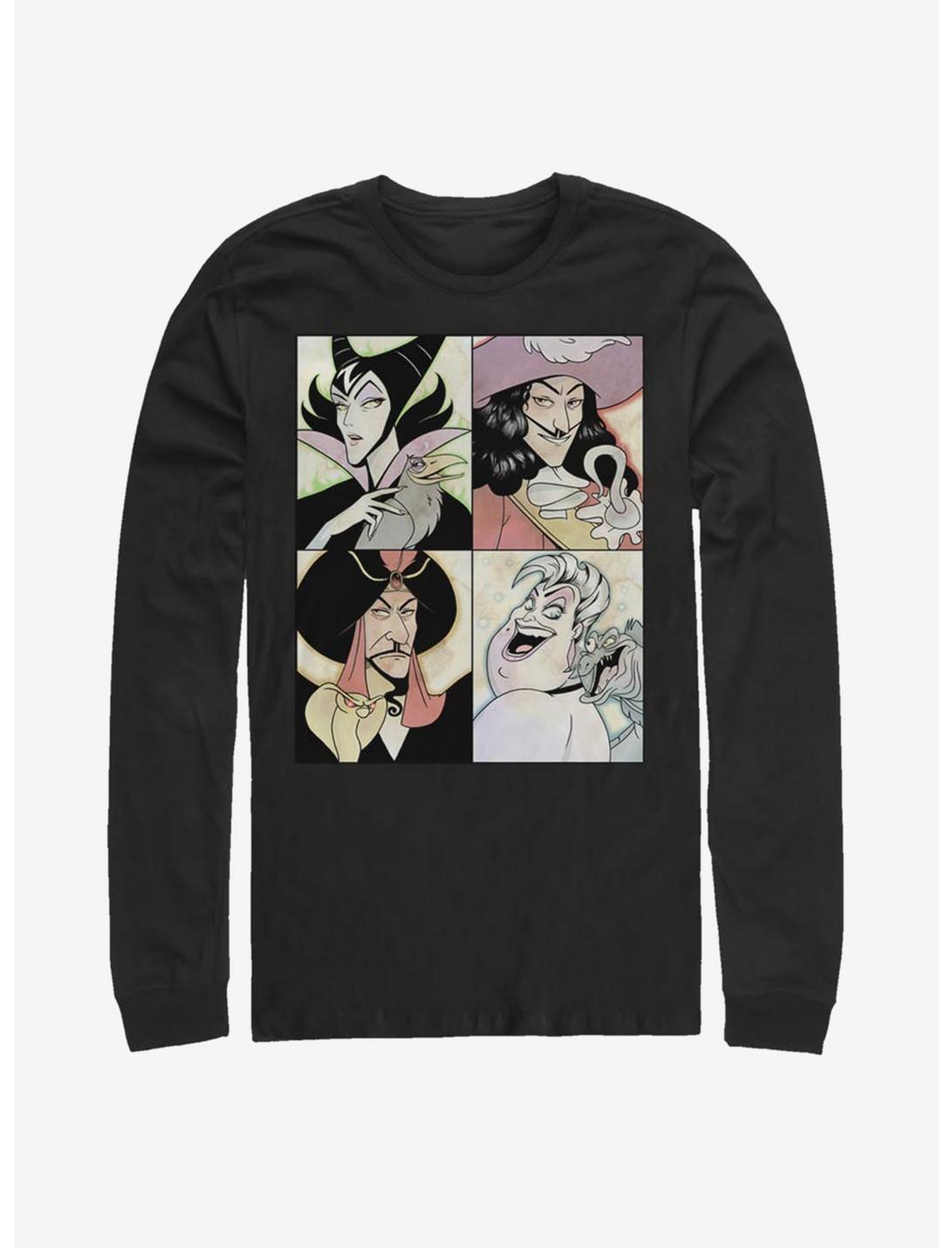 Disney Villains Maleficent Anime Villains Long-Sleeve T-Shirt, BLACK, hi-res