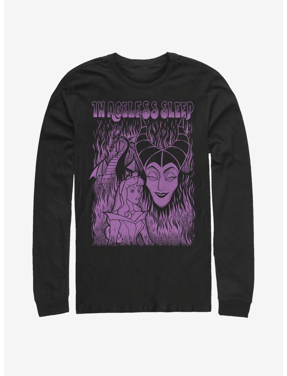 Disney Villains Maleficent Ageless Sleep Long-Sleeve T-Shirt, BLACK, hi-res