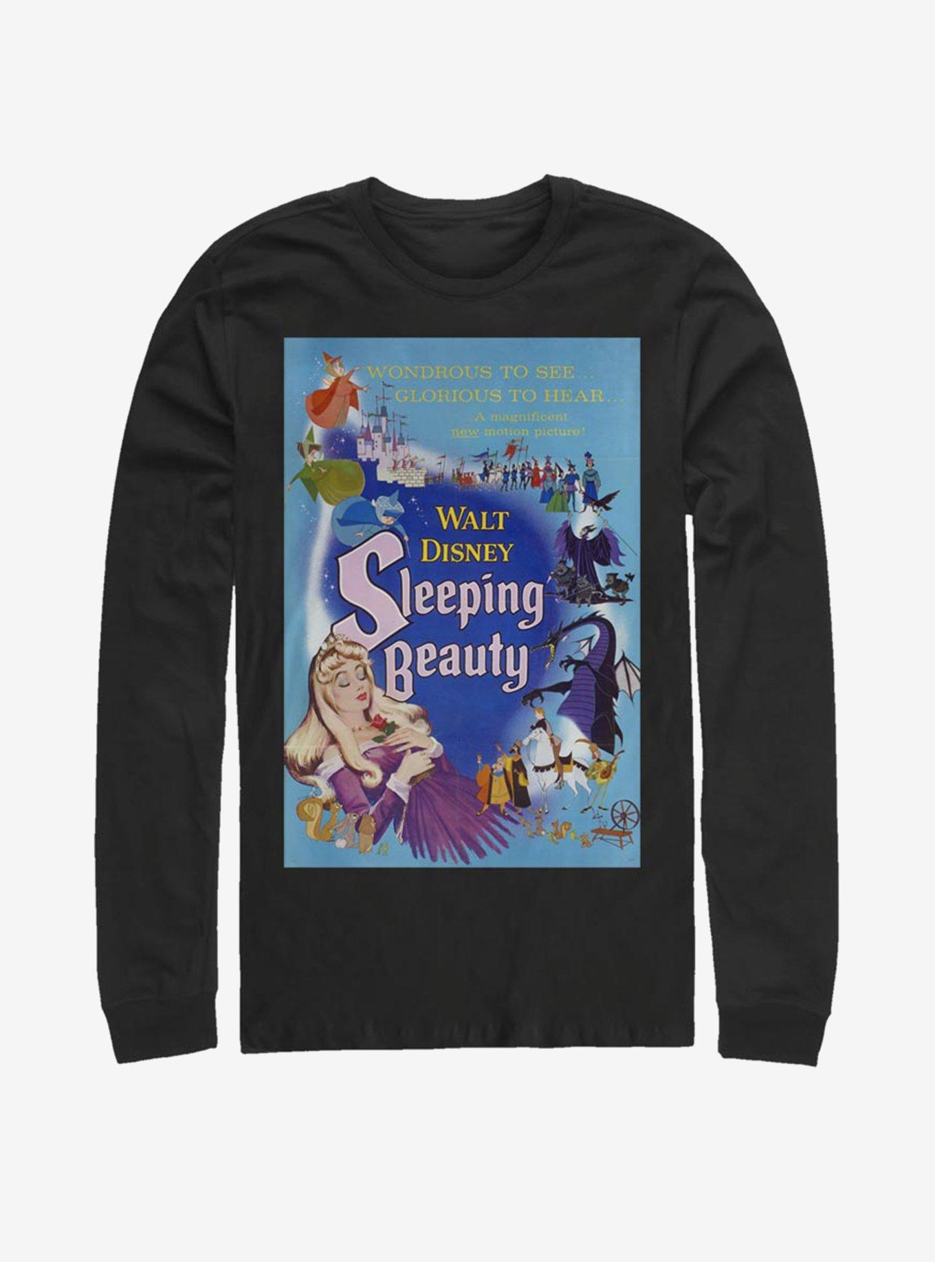 Disney Villains Maleficent Blue Sleeping Beauty Poster Long-Sleeve T-Shirt, , hi-res