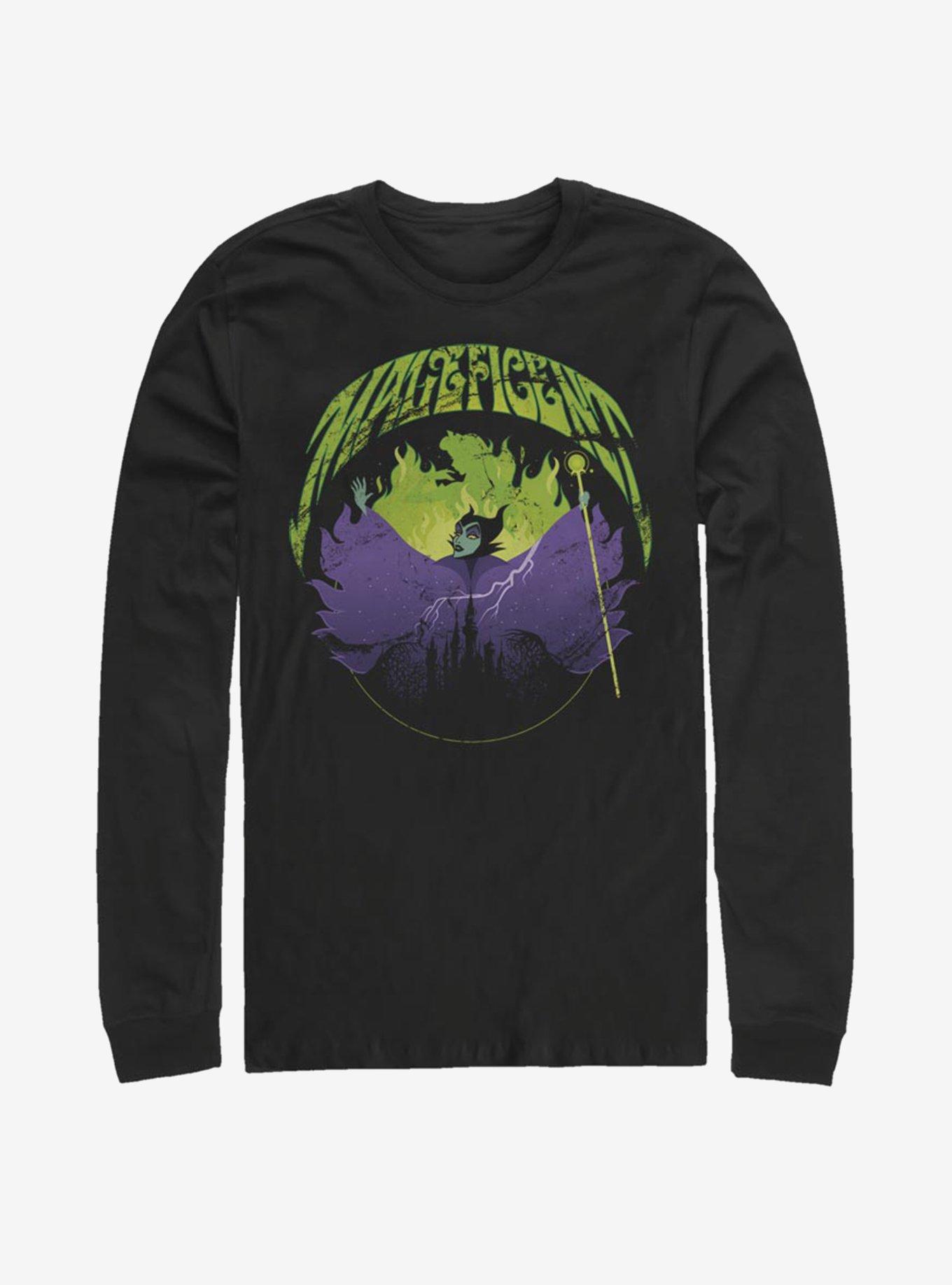 Disney Villains Maleficent Rock Long-Sleeve T-Shirt, BLACK, hi-res