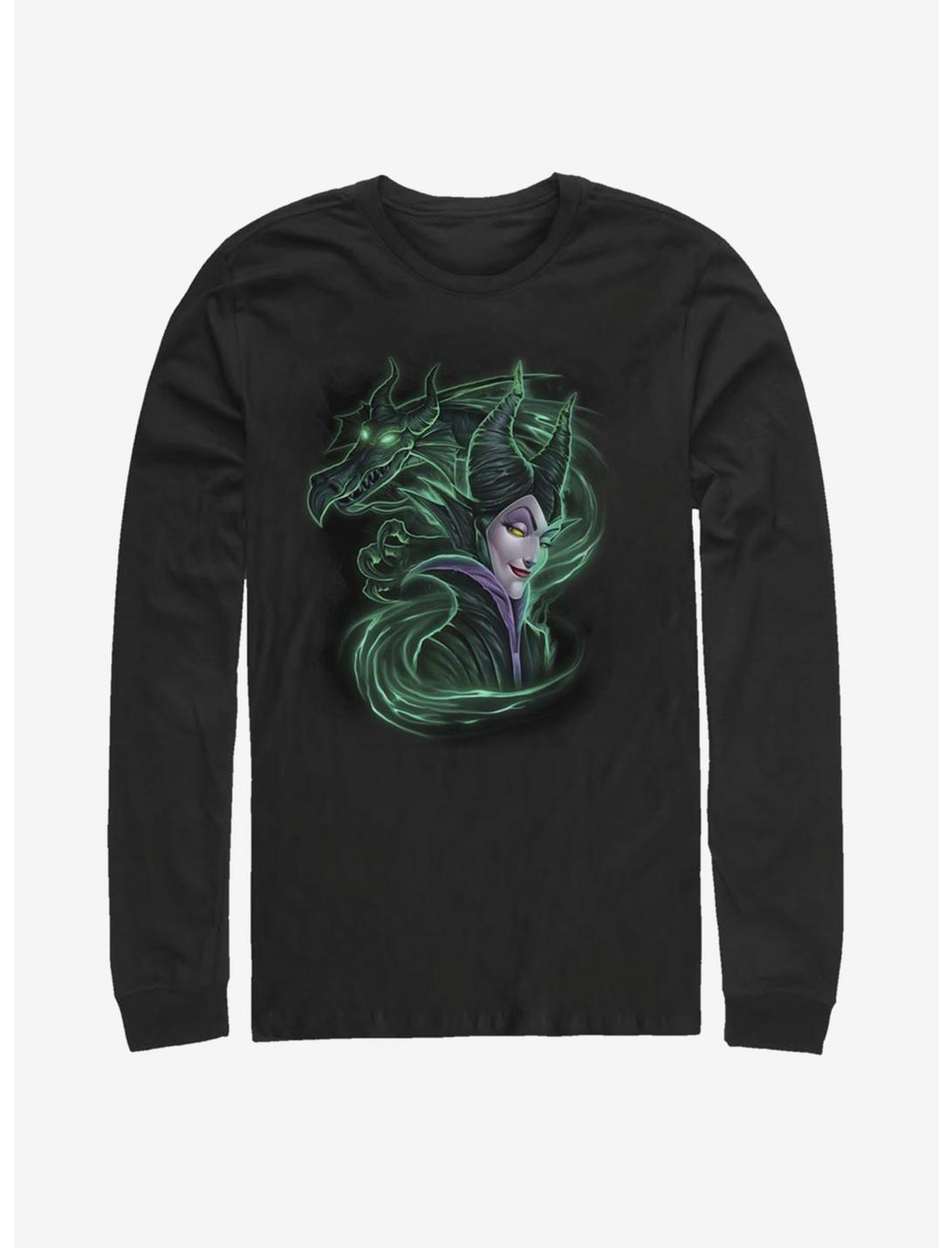 Disney Villains Maleficent Dark Magic Long-Sleeve T-Shirt, BLACK, hi-res