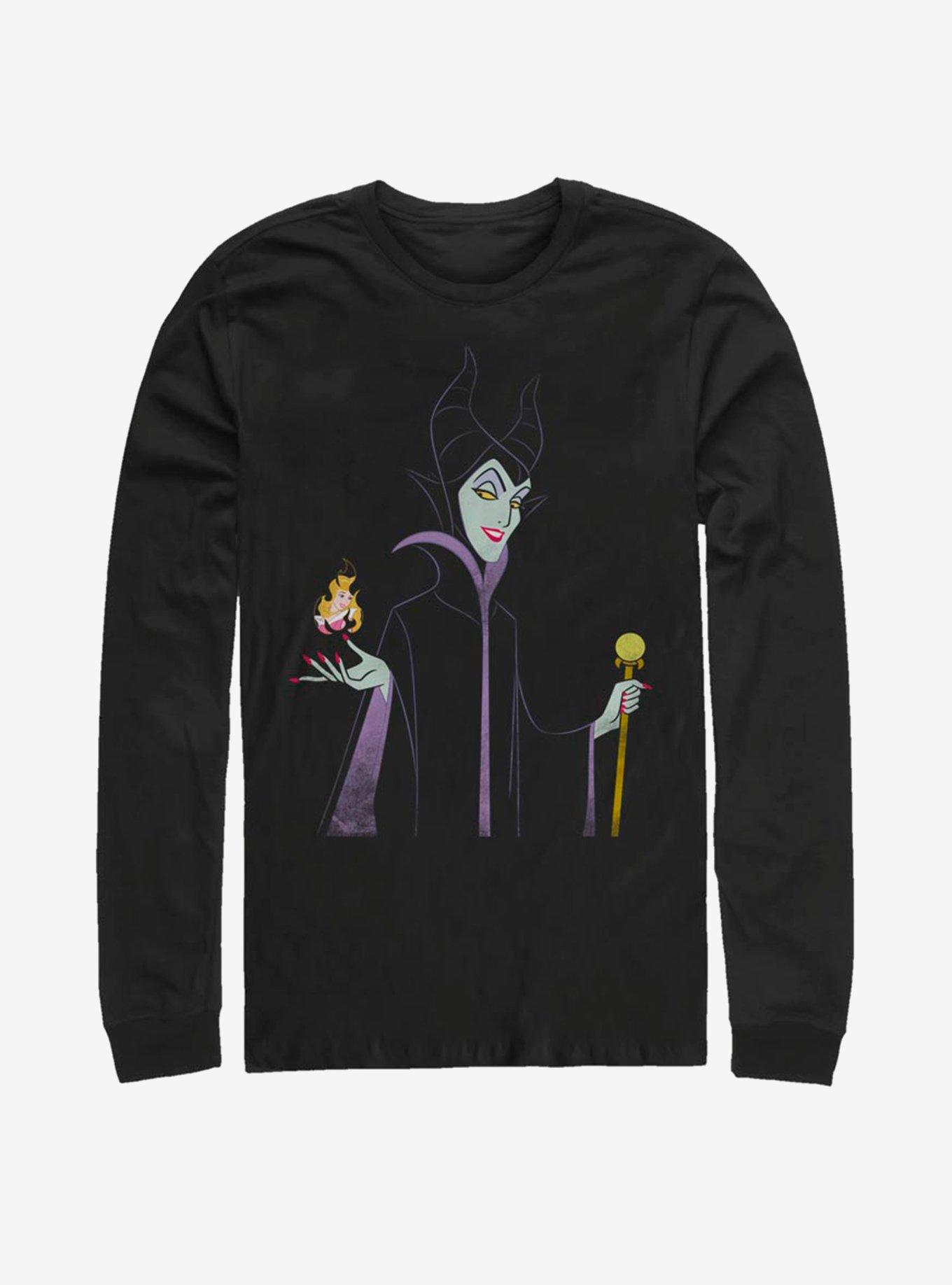 Disney Villains Maleficent Minimal Long-Sleeve T-Shirt