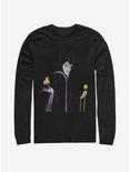 Disney Villains Maleficent Minimal Maleficent Long-Sleeve T-Shirt, BLACK, hi-res
