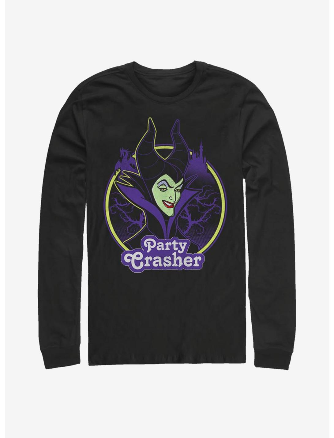 Disney Villains Maleficent Party Crasher Long-Sleeve T-Shirt, BLACK, hi-res