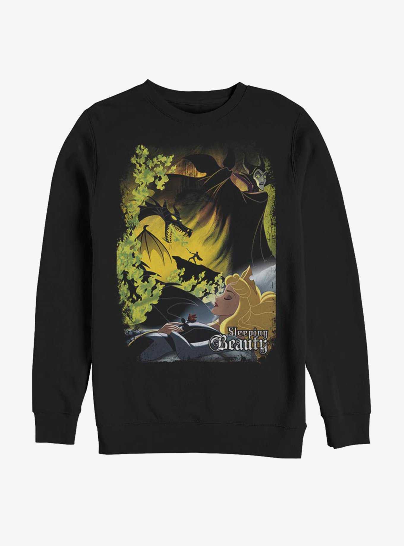 Disney Villains Maleficent Sleeping Poster Sweatshirt, , hi-res