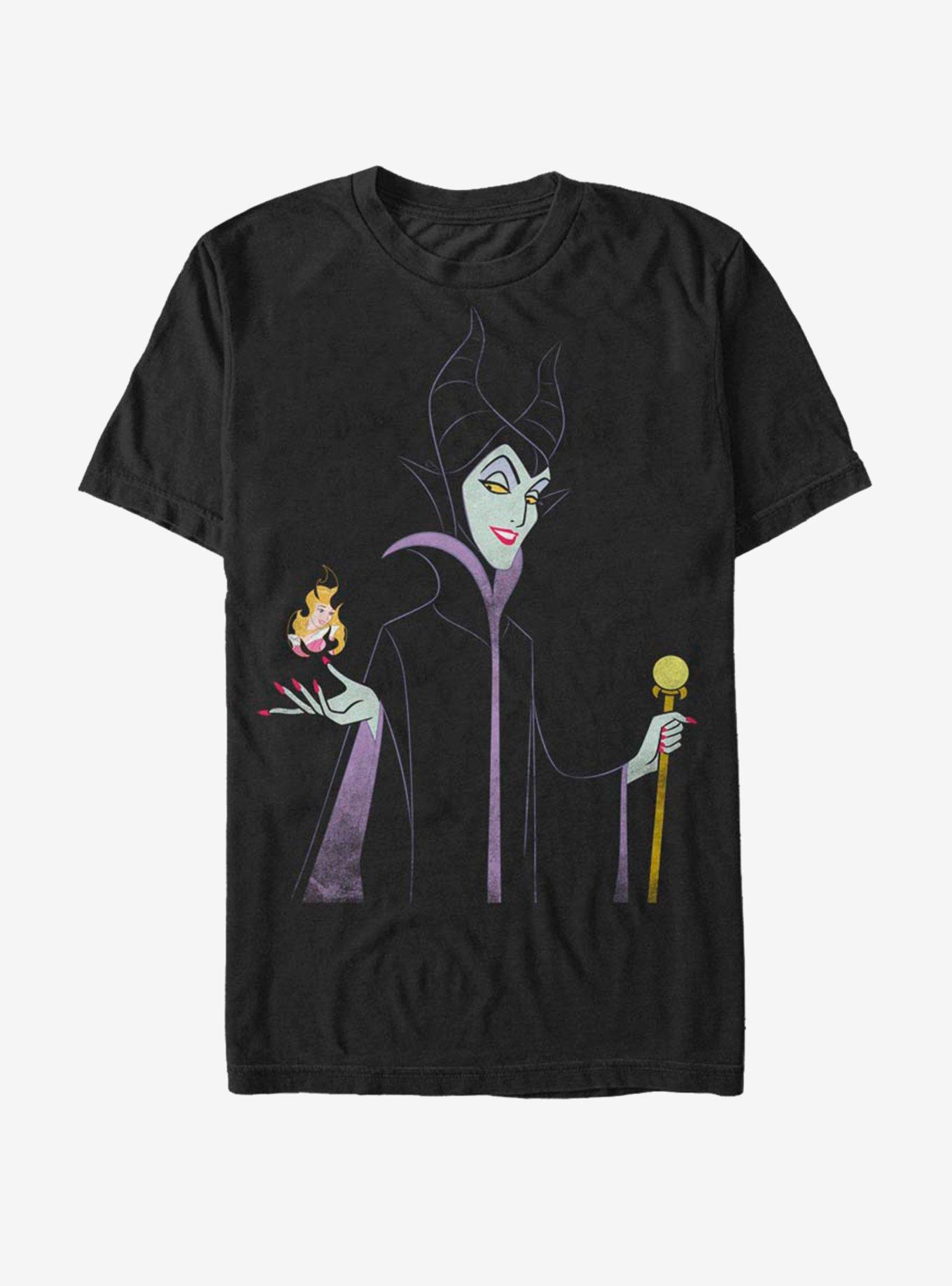 Disney Villains Maleficent Minimal Maleficent T-Shirt BLACK