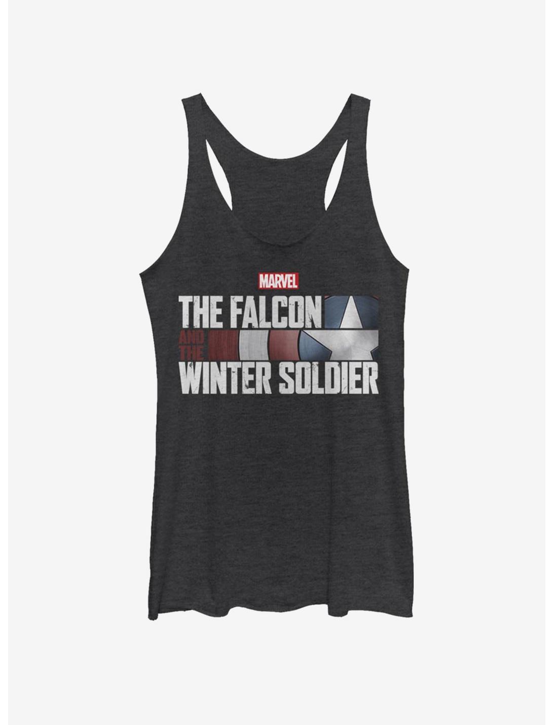 Marvel The Falcon And The Winter Soldier Girls Tank, BLK HTR, hi-res