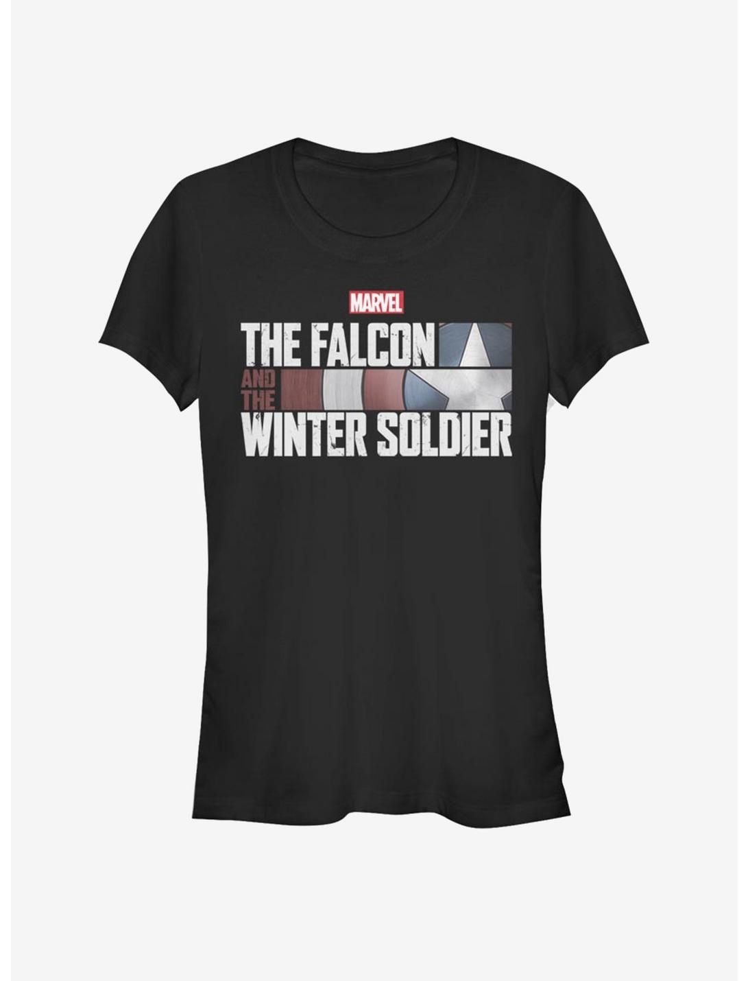 Marvel The Falcon And The Winter Soldier Girls T-Shirt, BLACK, hi-res