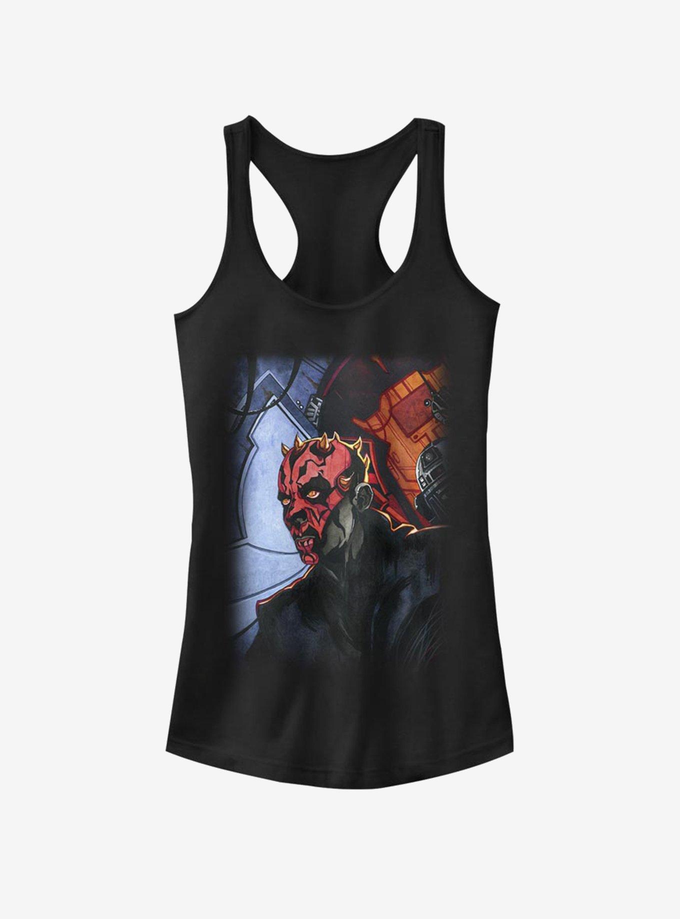 Star Wars Darth Maul Returns Girls Tank Top, BLACK, hi-res