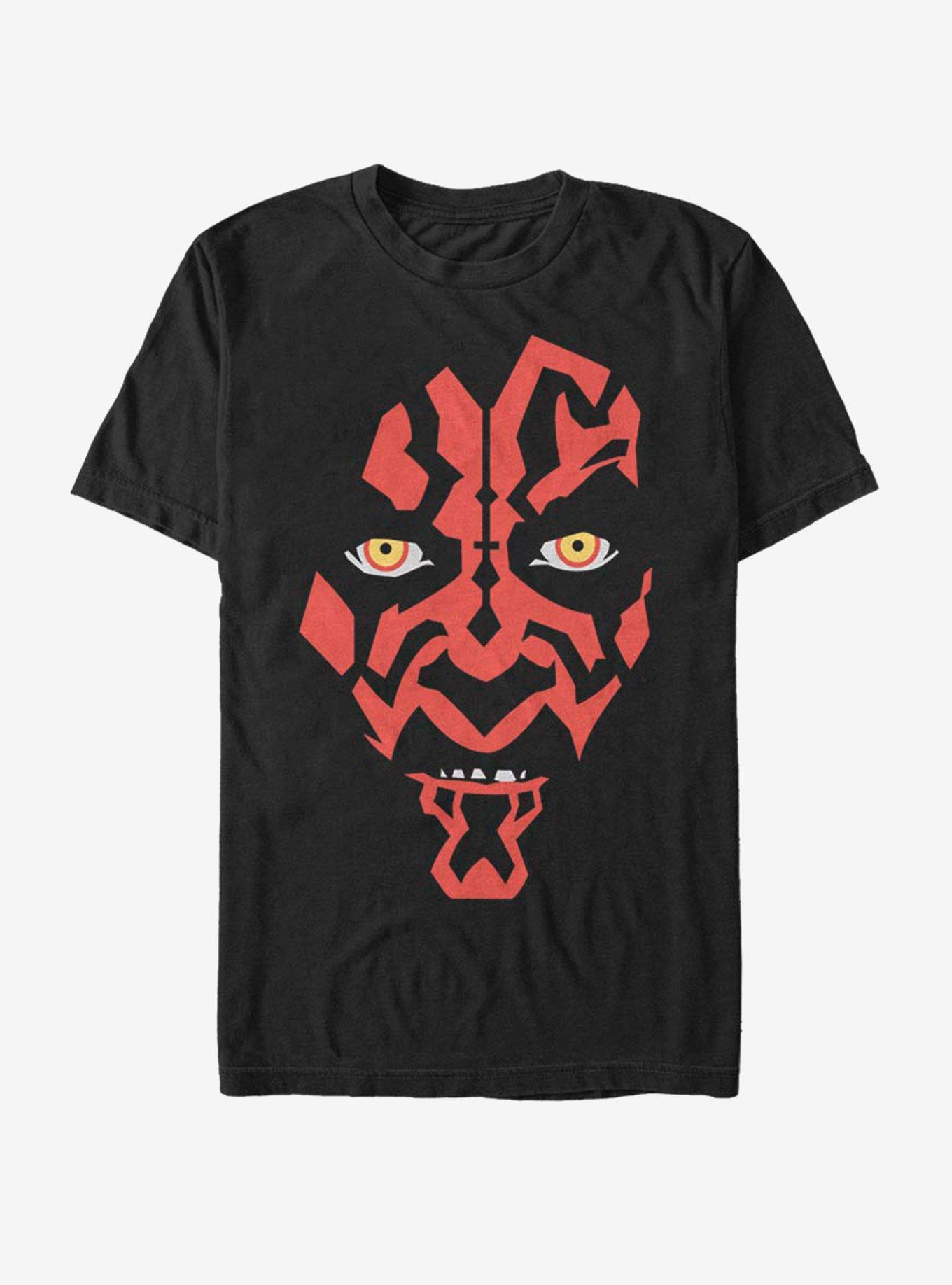 Star Wars Darth Maul Face Girls T-Shirt