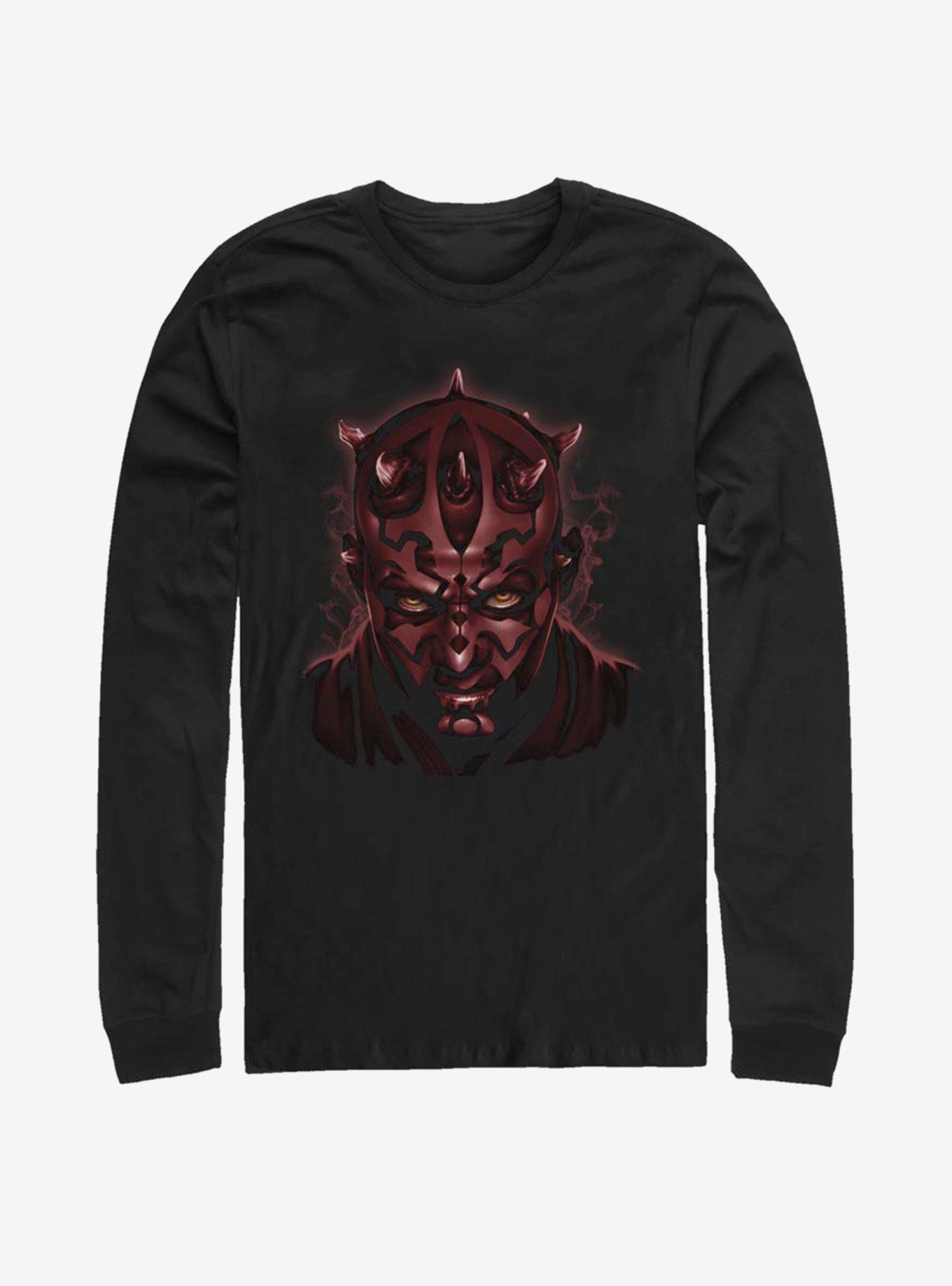 Star Wars Darth Maul Art Long-Sleeve T-Shirt, , hi-res