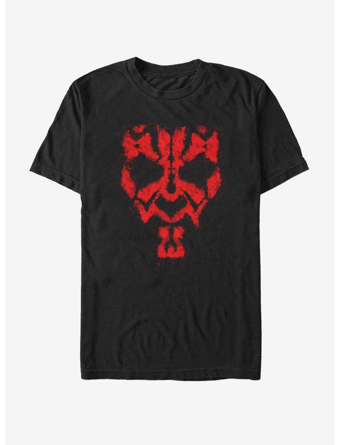Star Wars Darth Maul Grunge T-Shirt, BLACK, hi-res