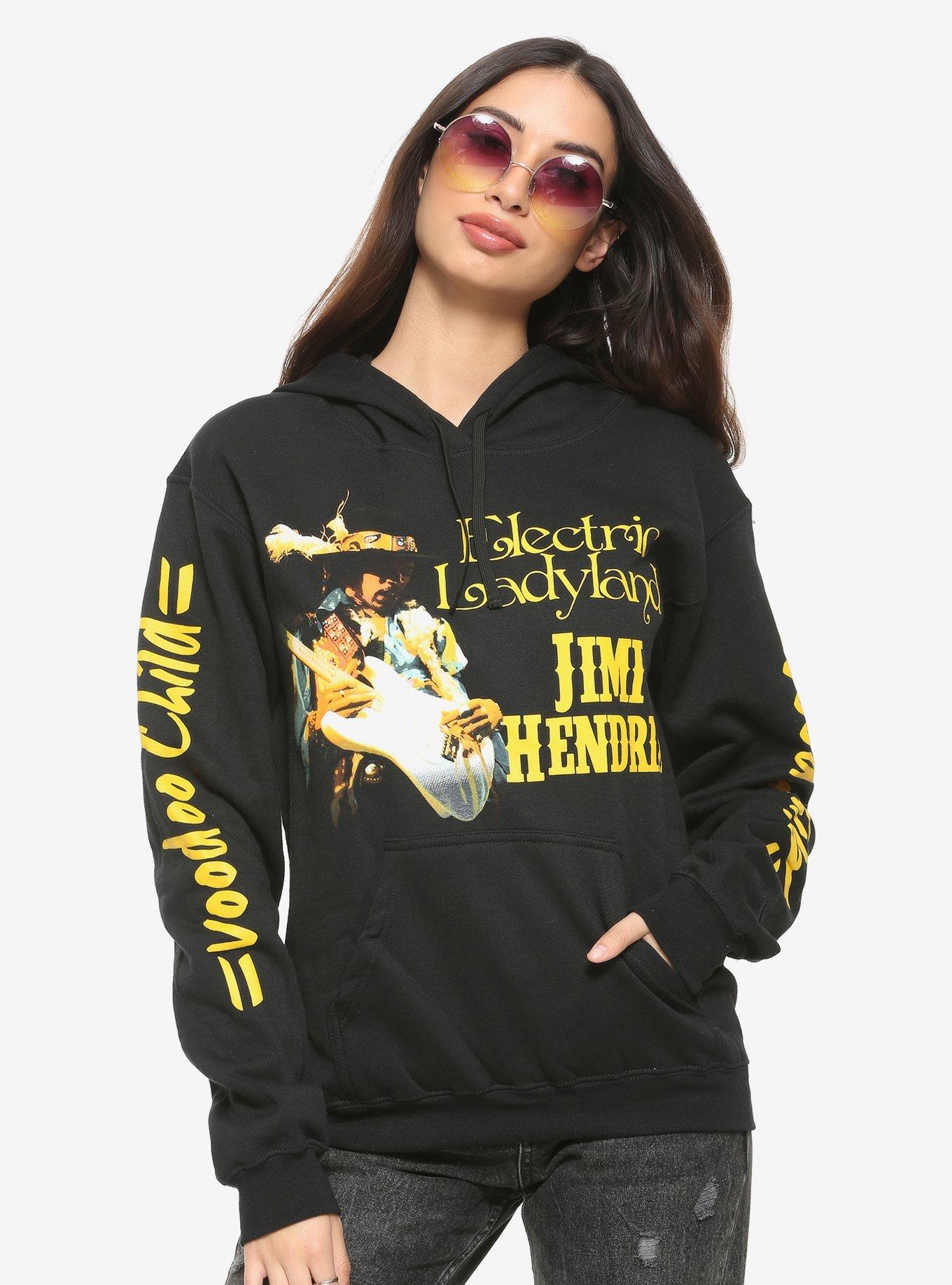 Jimi Hendrix Voodoo Child Girls Hoodie, BLACK, hi-res