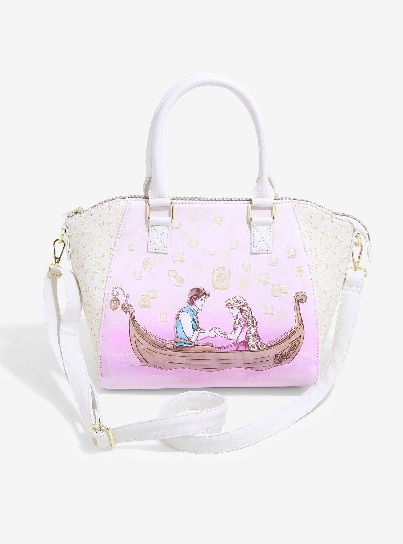 Loungefly Disney Tangled Rapunzel & Flynn Rider Satchel Bag