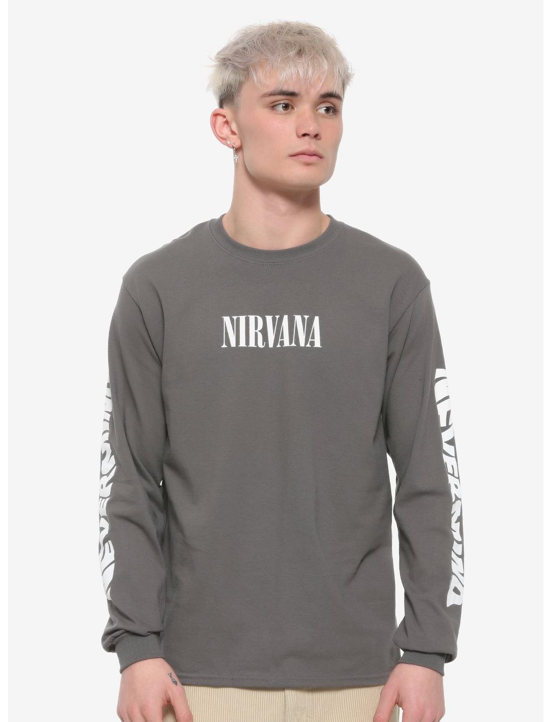 Nirvana Nevermind Long-Sleeve T-Shirt, GREY, hi-res