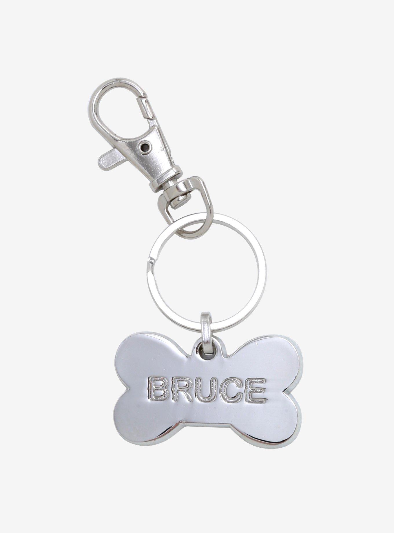 DC Comics Birds Of Prey Bruce Tag Key Chain | Hot Topic