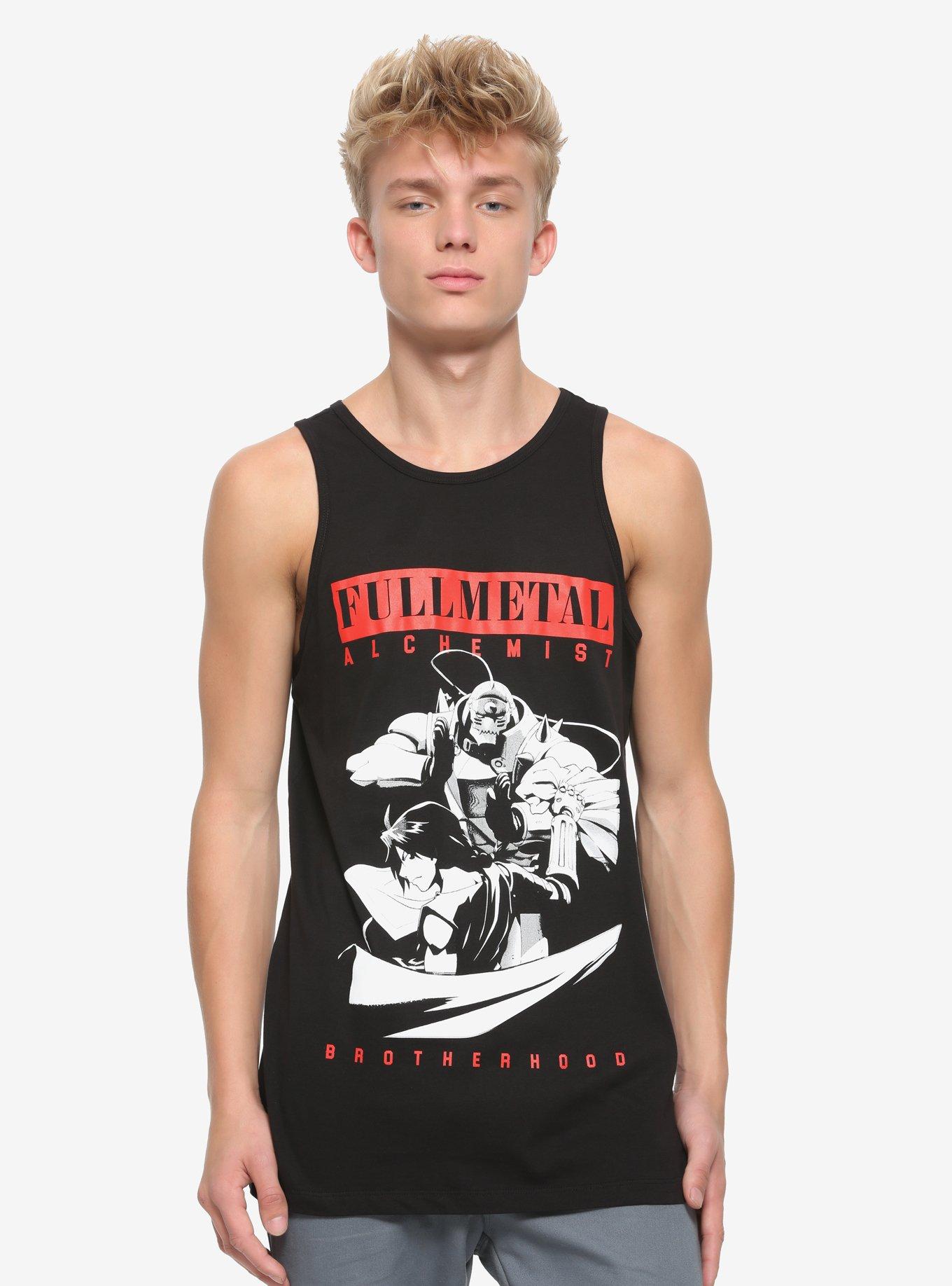 Fullmetal Alchemist: Brotherhood Black & White Tank Top, MULTI, hi-res