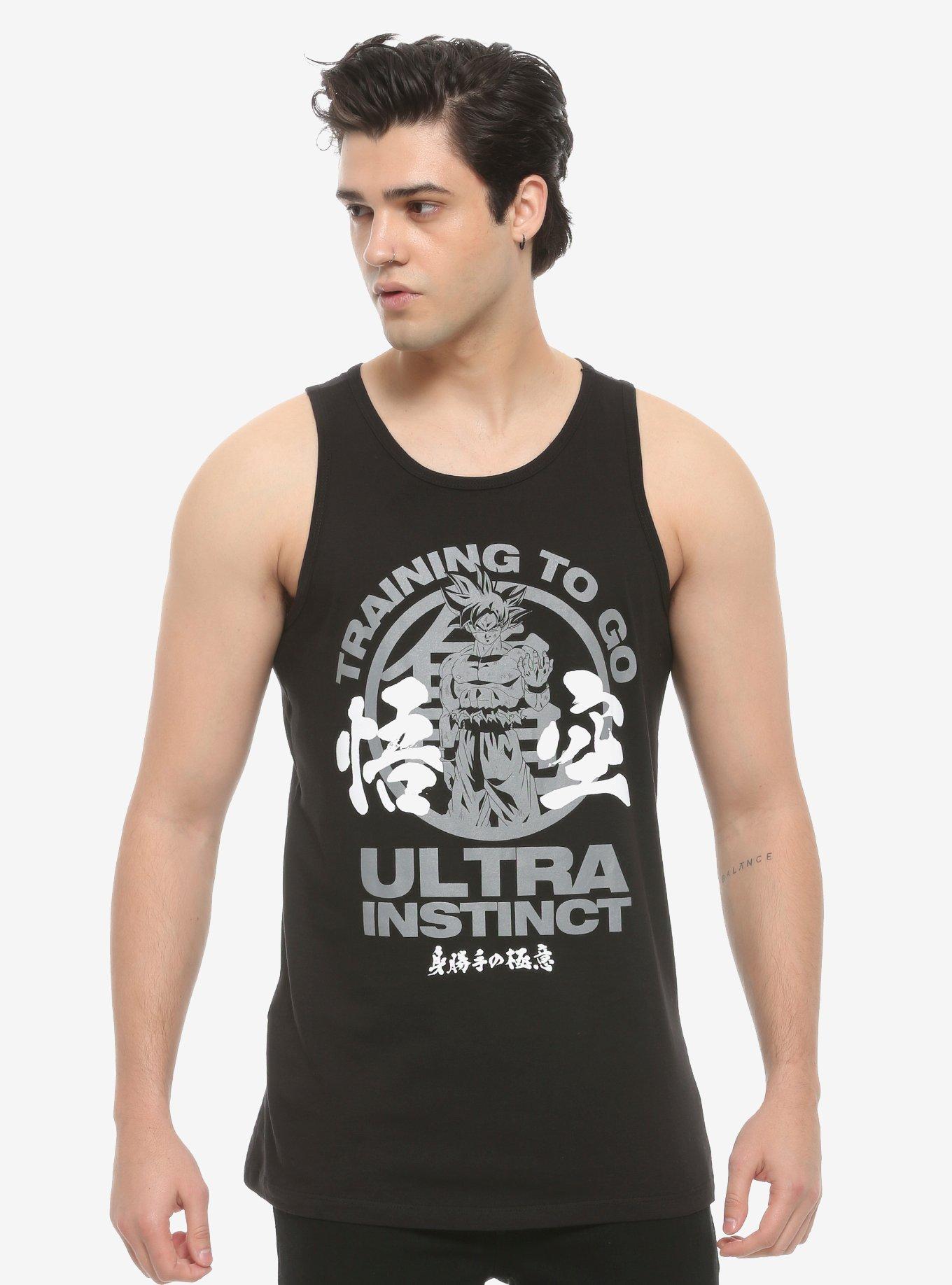 Dragon Ball Z Training To Go Ultra Instinct Tank Top, BLACK, hi-res