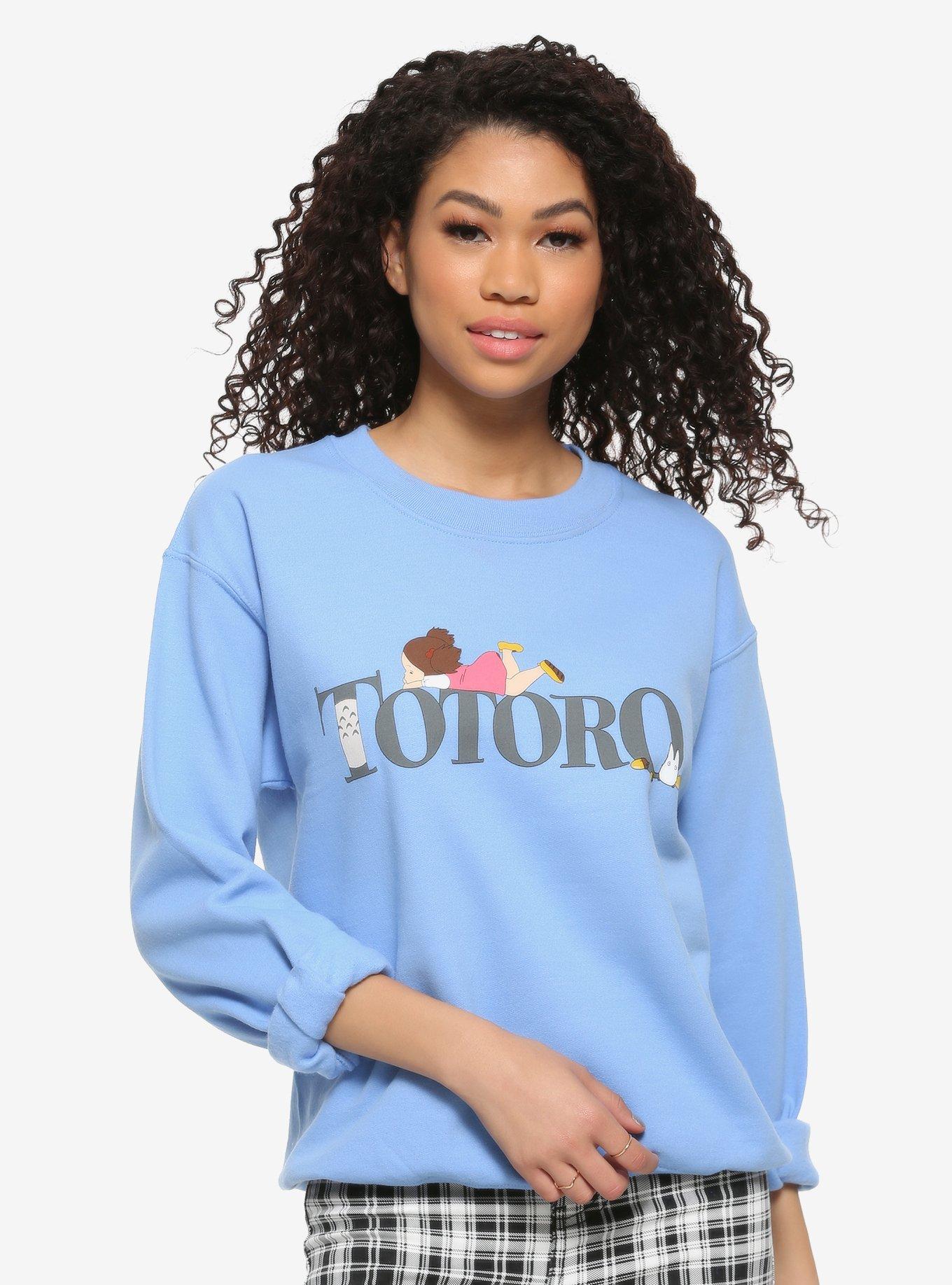 Studio Ghibli My Neighbor Totoro Title Girls Sweatshirt, MULTI, hi-res