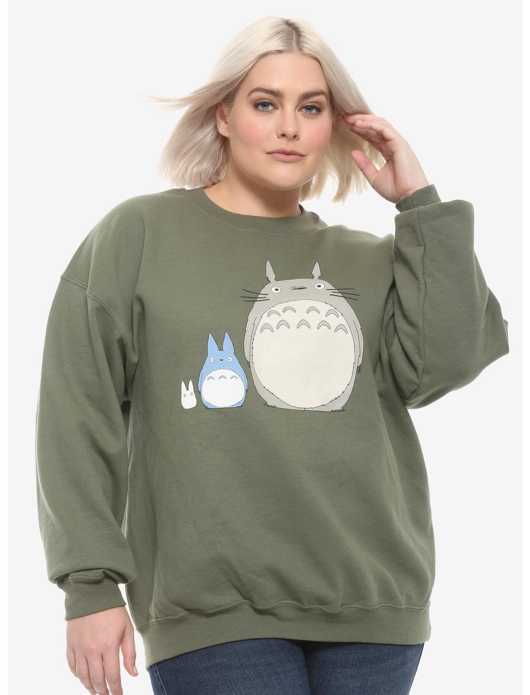Studio Ghibli My Neighbor Totoro Forest Spirits Girls Sweatshirt Plus Size, MULTI, hi-res