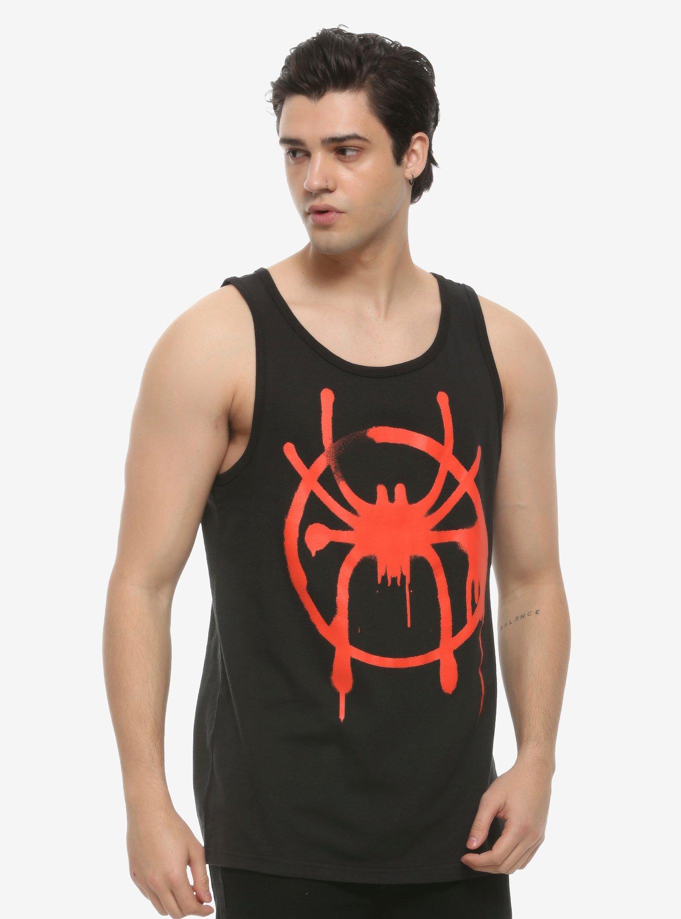 Marvel Spider-Man: Into The Spider-Verse Miles Morales Tank Top, BLACK, hi-res