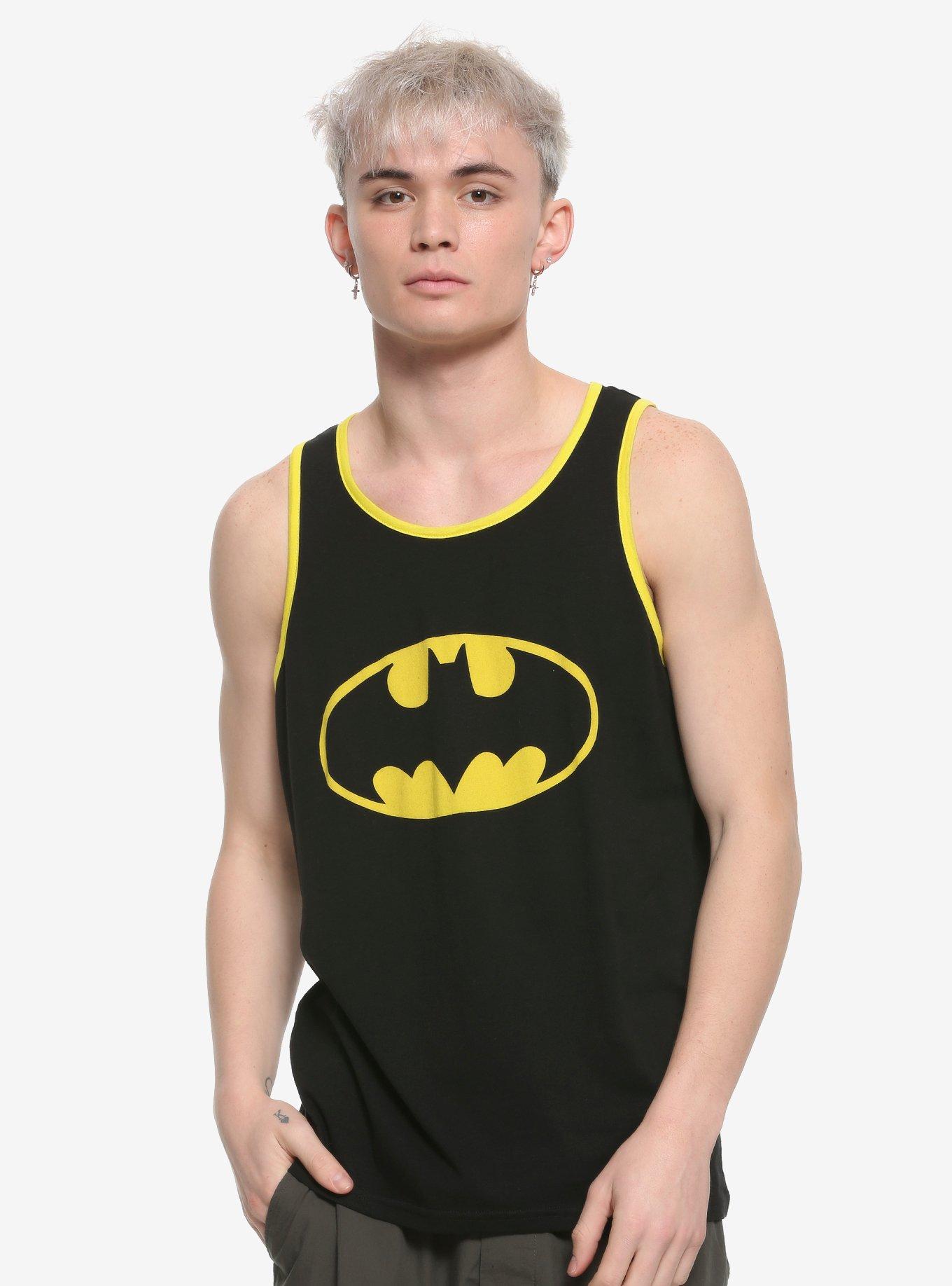 DC Comics Batman Logo Tank Top, BLACK, hi-res