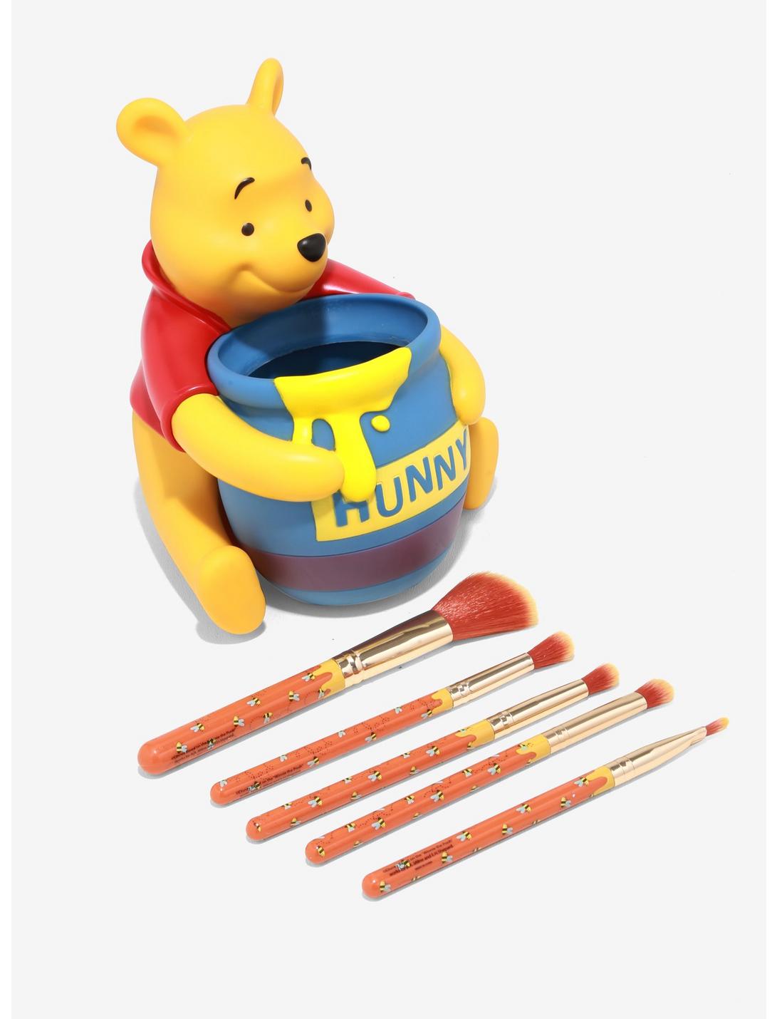 Disney Winnie The Pooh Makeup Brush Set & Holder, , hi-res