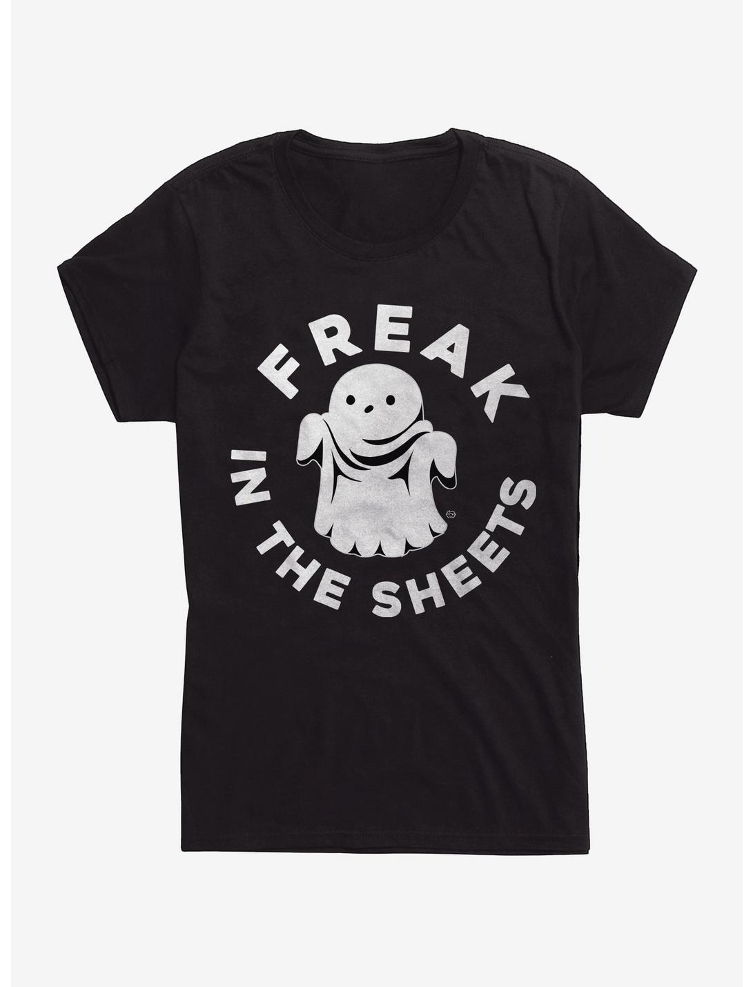 Freak In The Sheets Ghost Girls T-Shirt, BLACK, hi-res